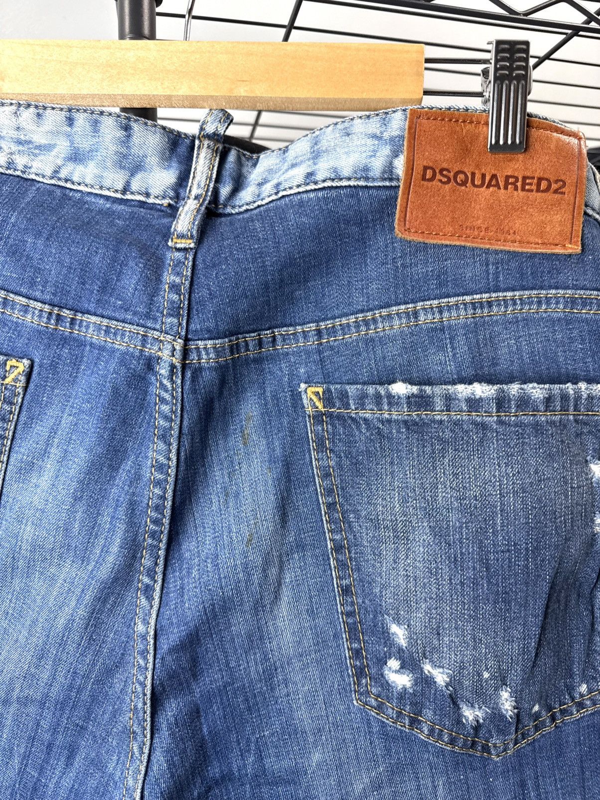Dsquared2 Crazy Distressed Dsquared2 Vintage Denim Pants Patchwork Size US 36 / EU 52 - 14 Thumbnail