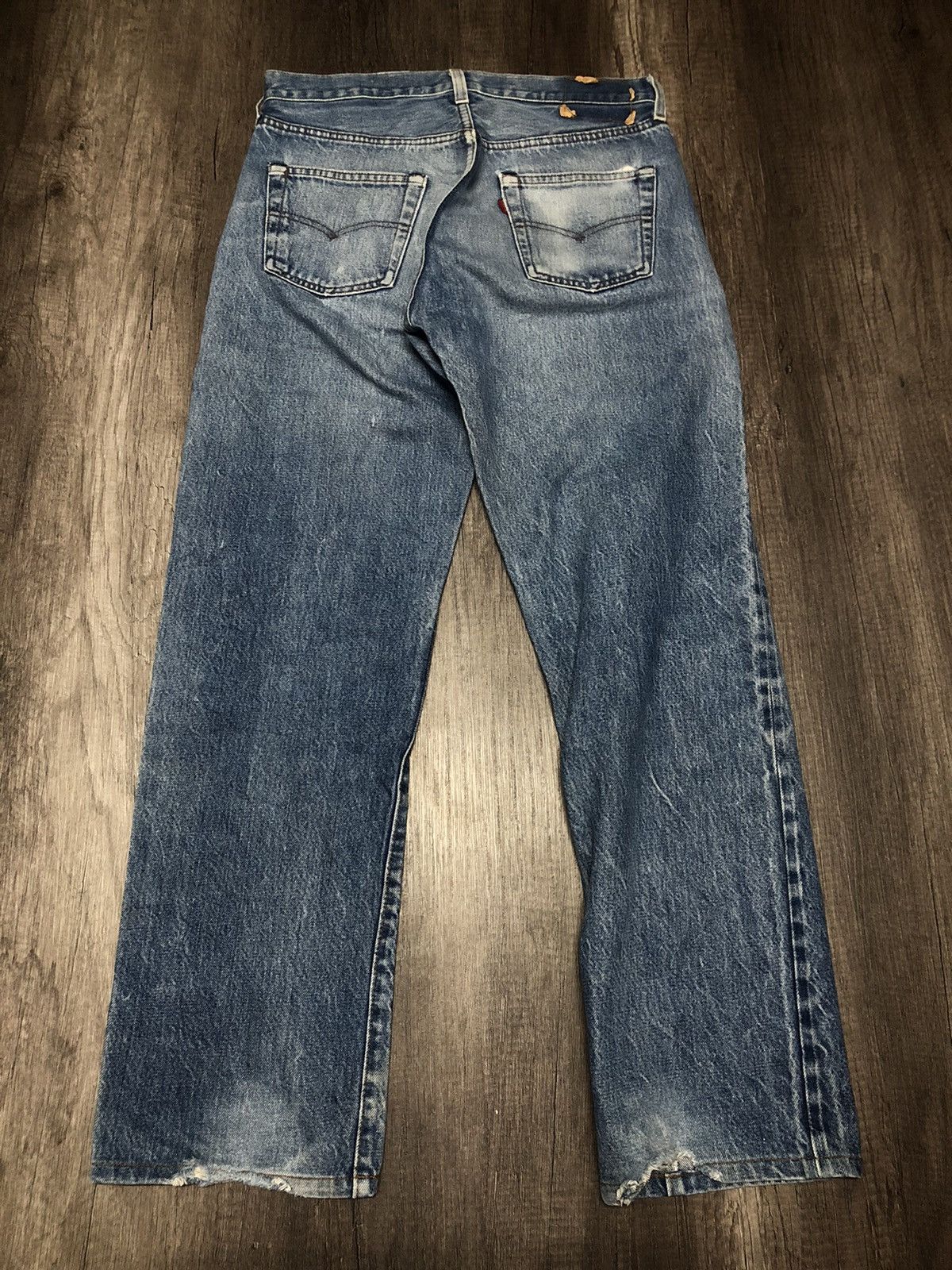 Levi's × Levi's Vintage Clothing Vintage Levi's button stamp 524 Rindem Selvedge Jeans Size US 30 / EU 46 - 4 Thumbnail