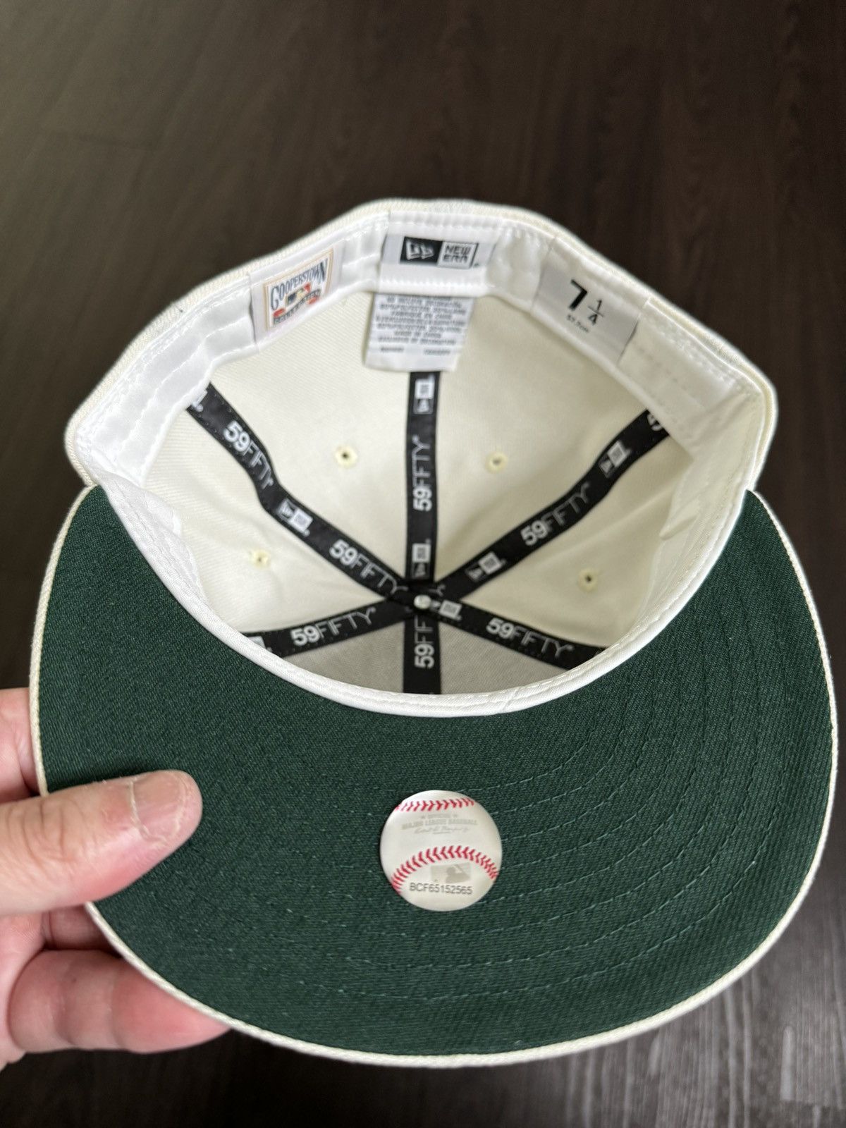 New Era New Era Oakland Athletics Chrome Fitted 7 1/4 Size ONE SIZE - 4 Thumbnail