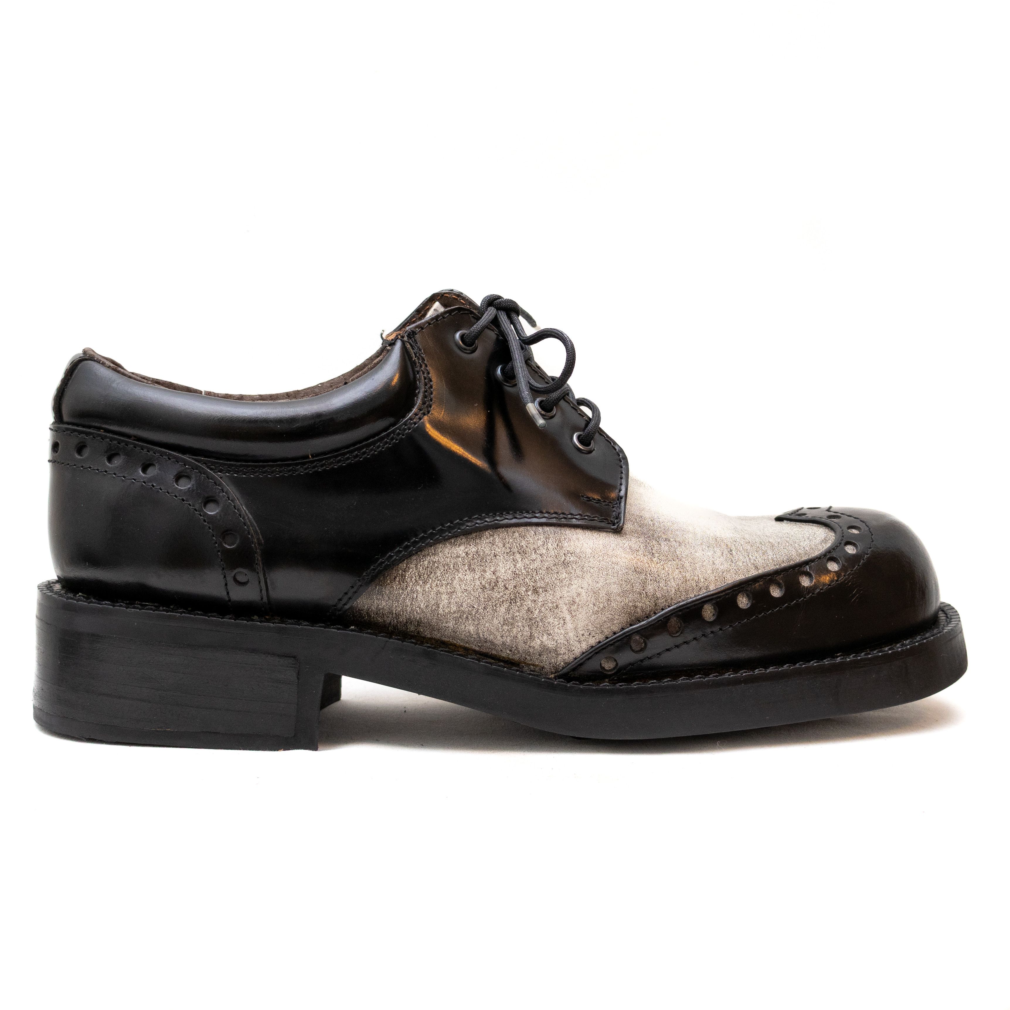Bed Stu × Vintage Vintage Bedstü x Speedy Black Leather Oxford Shoes Sz:9.5 Size US 9.5 / EU 42-43 - 3 Thumbnail