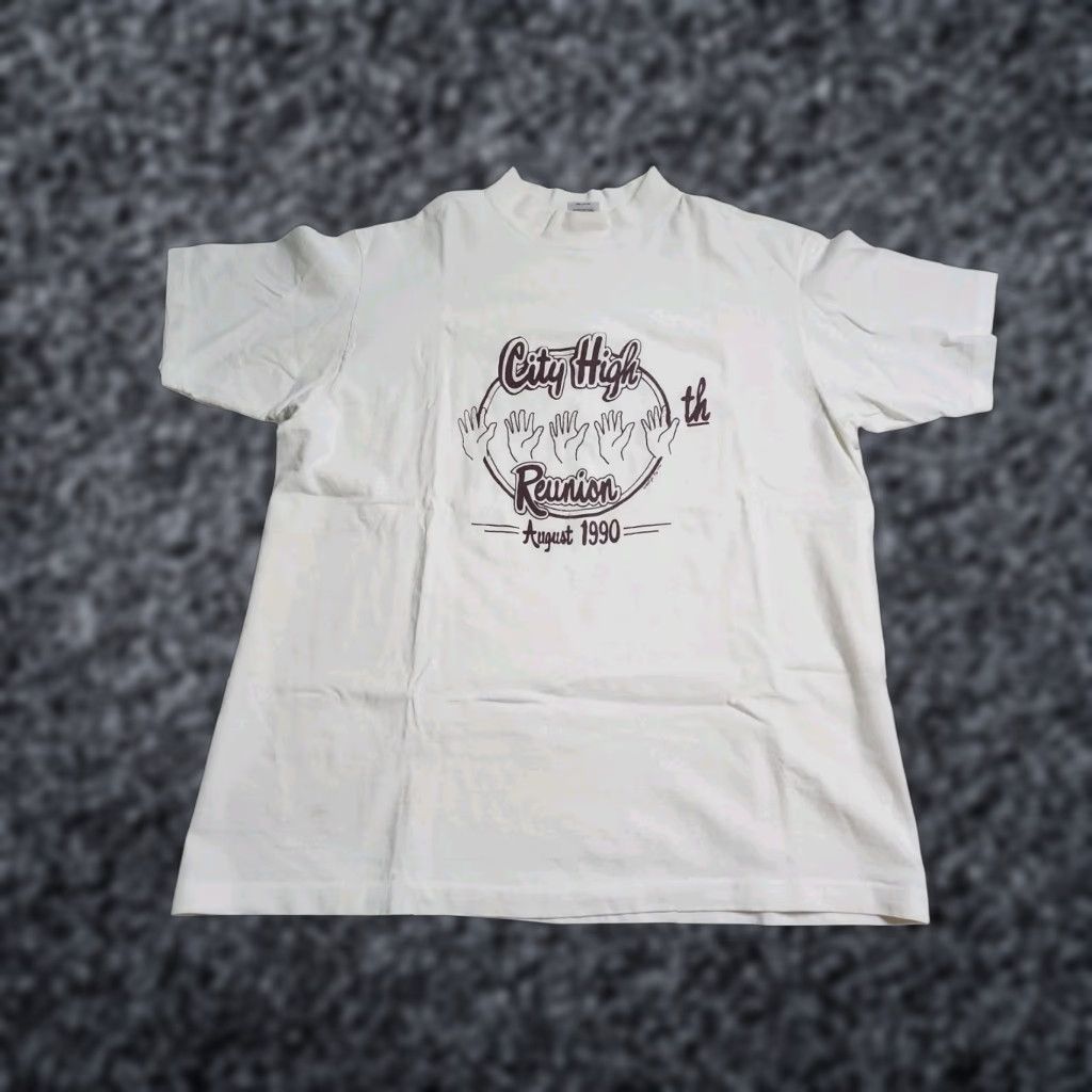 Quiksilver VINTAGE Quicksilver 1990 City High T-Shirt Mens Large White USA Distressed Single Stitch Size US L / EU 52-54 / 3 - 1 Thumbnail