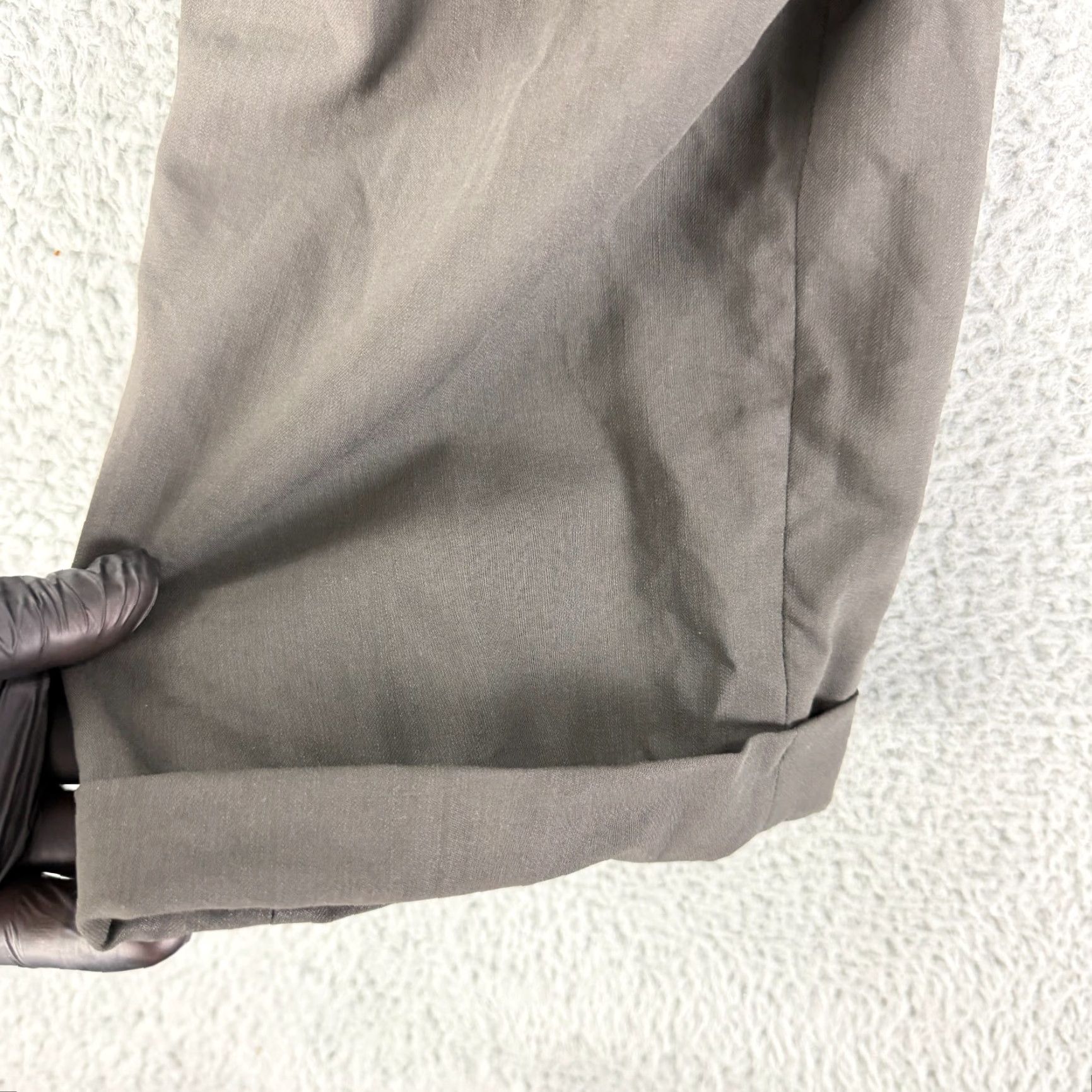Vintage Chiavari Zignone Dress Pants Mens Size 38 Green Pleated 100% Wool Made in Italy Size US 38 / EU 54 - 6 Thumbnail