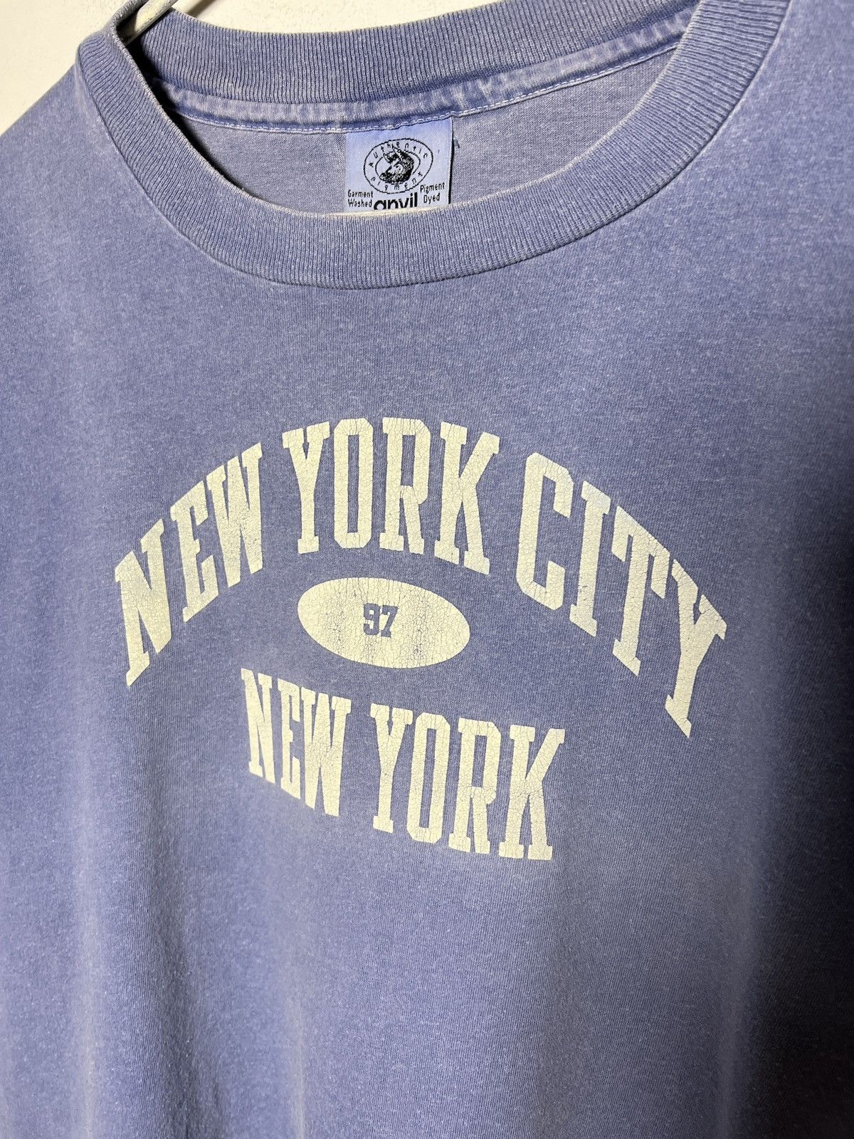 New York Yankees vintage anvil single stitch 1997 new york t shirt Size US L / EU 52-54 / 3 - 3 Thumbnail