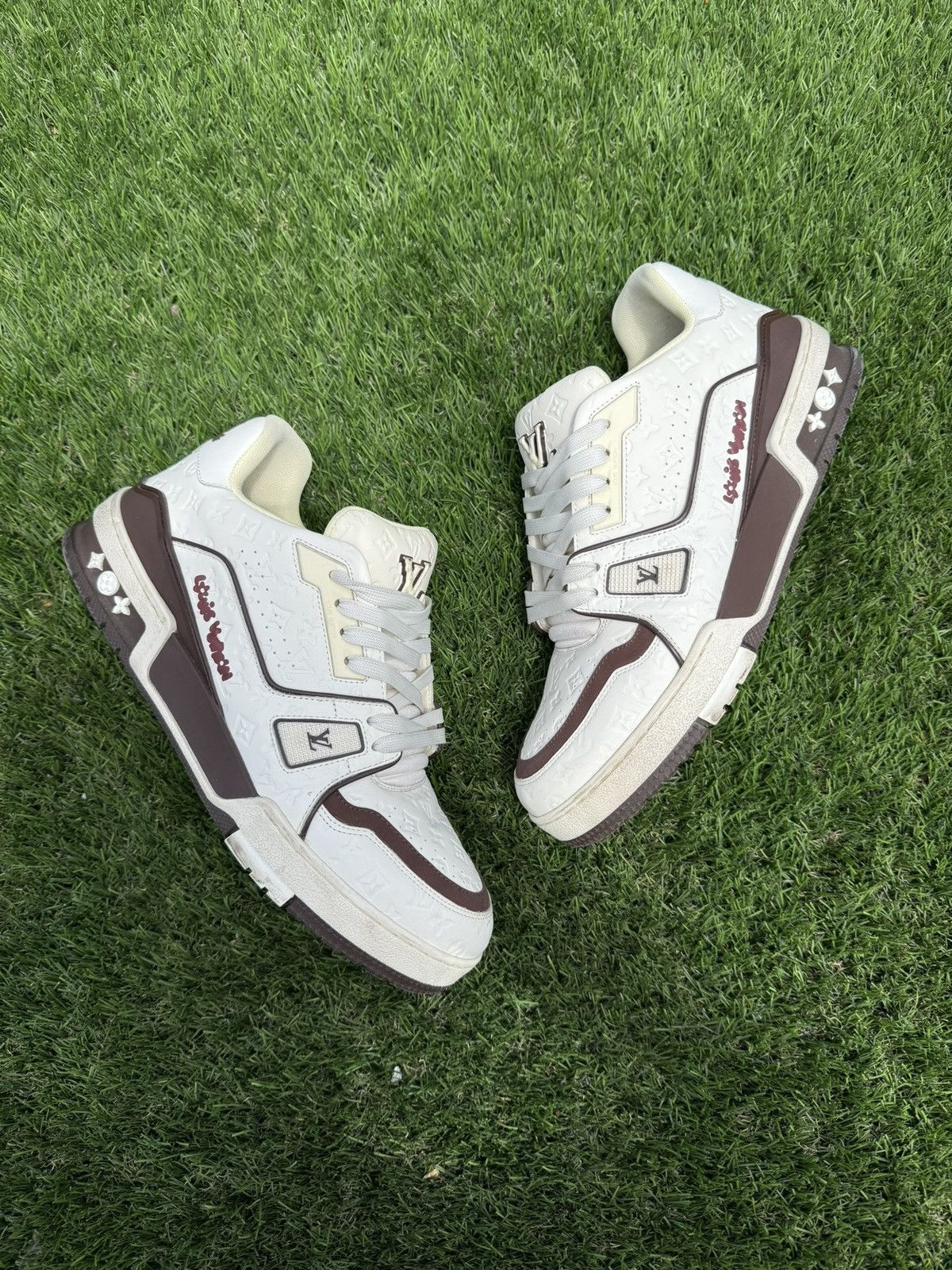 Louis Vuitton × Tyler The Creator Louis Vuitton X Tyler the Creator LV Trainer Size US 8 / EU 41 - 1 Thumbnail