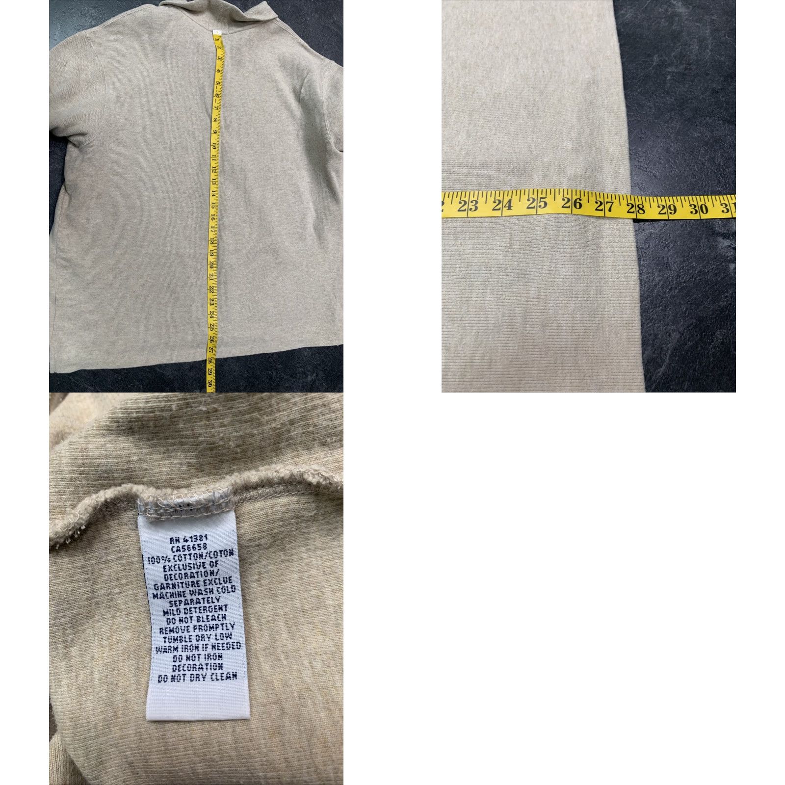 Polo Ralph Lauren Polo Ralph Lauren Men’s Sweater 1/4 Zip Tan Cotton 2XL Pullover Knit Pullover Shirt (note: space corrected) Size US XXL / EU 58 / 5 - 8 Thumbnail