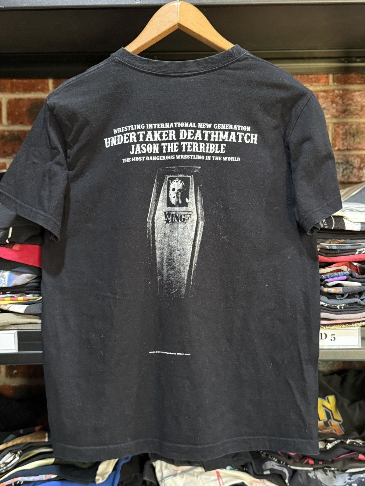 WWF Vintage Undertaker Deathmatch Jason The Terrible By Akoart T Size US M / EU 48-50 / 2 - 2 Thumbnail