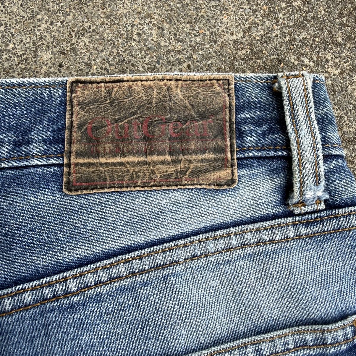 Japanese Brand Vintage OutGear Faded Mud washer Denim Jean Pants W30 Size US 30 / EU 46 - 10 Thumbnail
