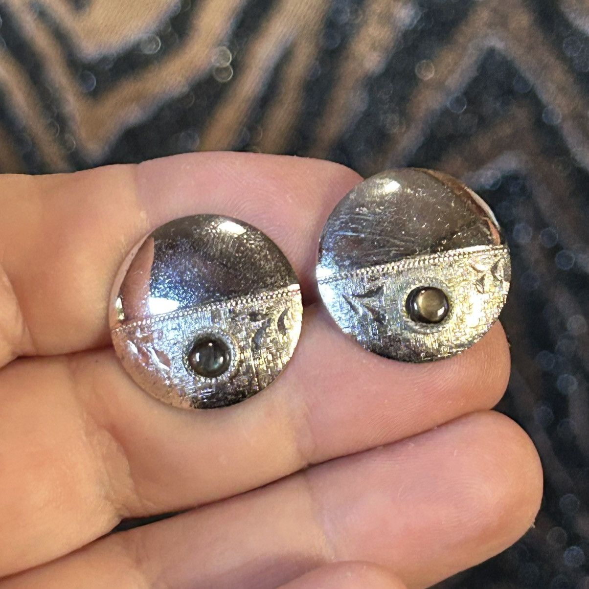 Vintage Gentleman’s Vintage JML Sterling art deco etched cuff links Size ONE SIZE - 6 Thumbnail