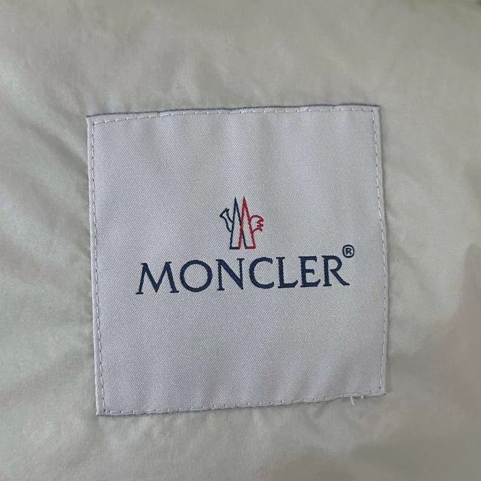 Moncler Moncler Cream Hooded Mid-Length Puffer Jacket Size S / US 4 / IT 40 - 6 Thumbnail