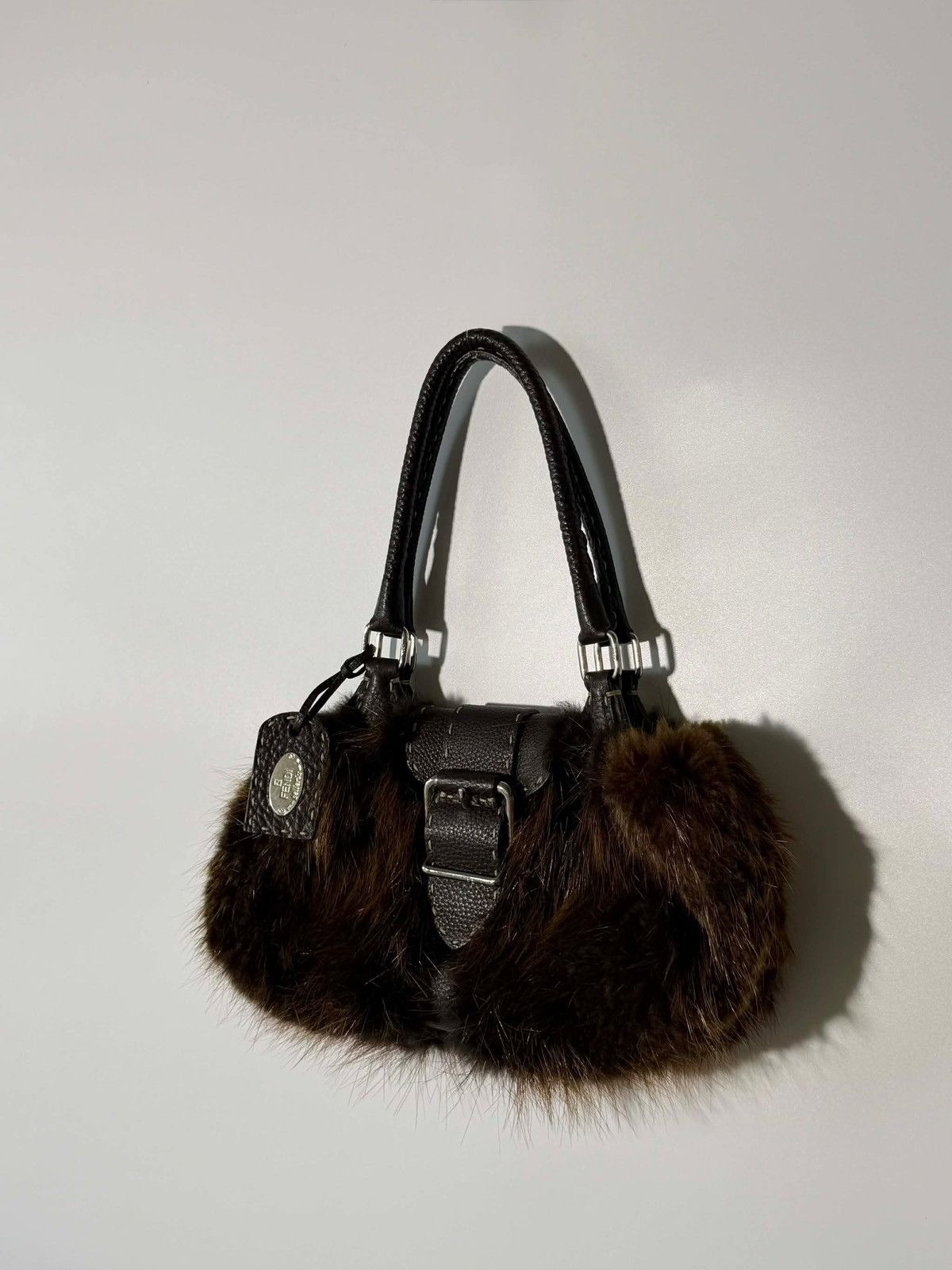 Fendi Fendi Selleria Fur Shoulder Bag Size ONE SIZE - 3 Thumbnail