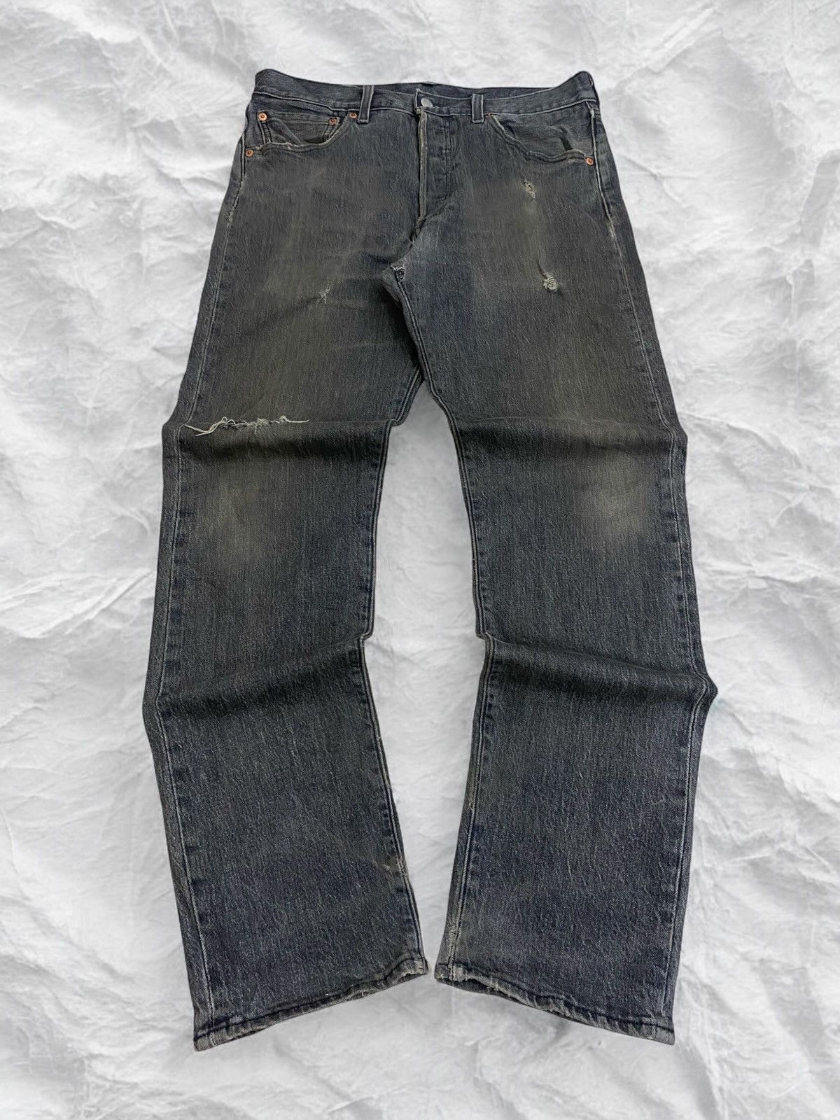 Japanese Brand × Levi's Vintage Levis 508 93' Big E 3496 Button Fly Distressed Jean Size US 32 / EU 48 - 1 Thumbnail