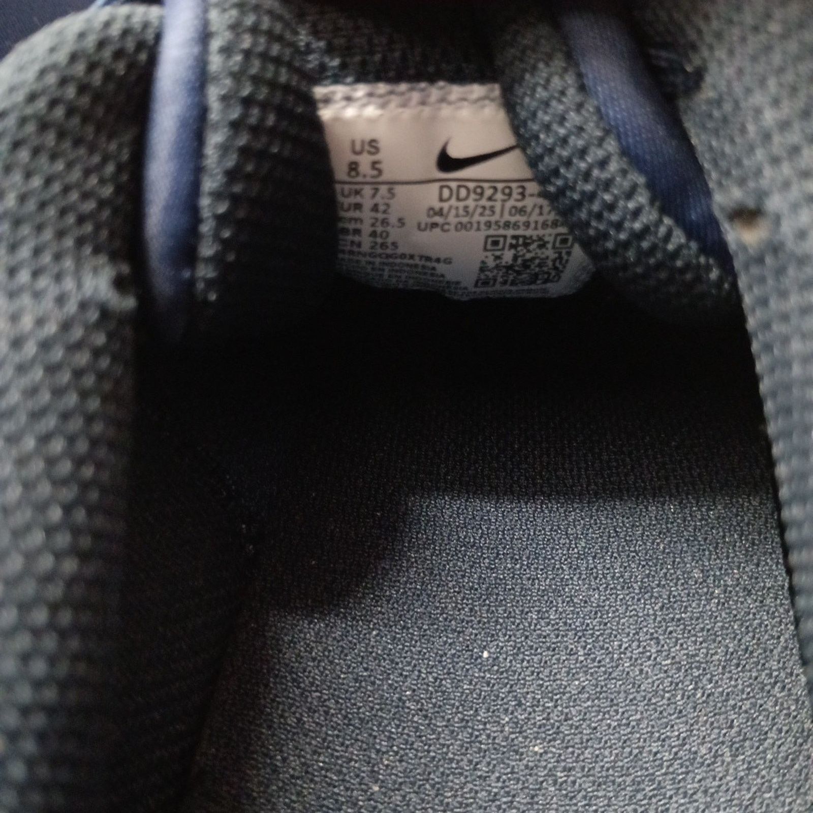 Nike Nike Downshifter 12 Men Running Shoes Size 8.5 Midnight Navy Size US 8.5 / EU 41-42 - 5 Thumbnail