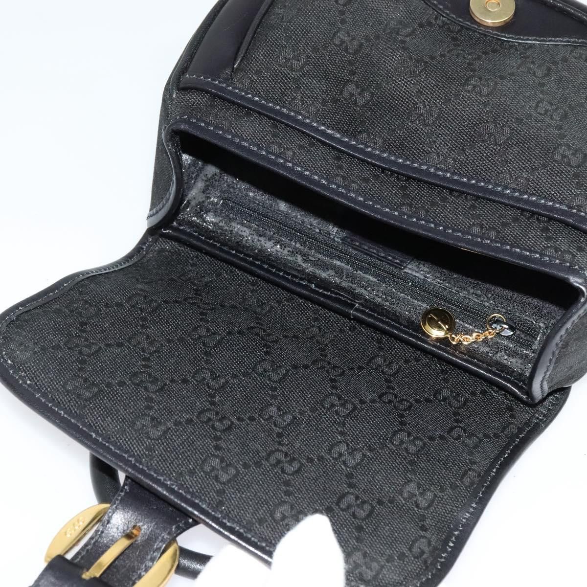 Gucci GUCCI GG Canvas Hand Bag Black Gold 000 2058 000 2058 Size ONE SIZE - 6 Thumbnail