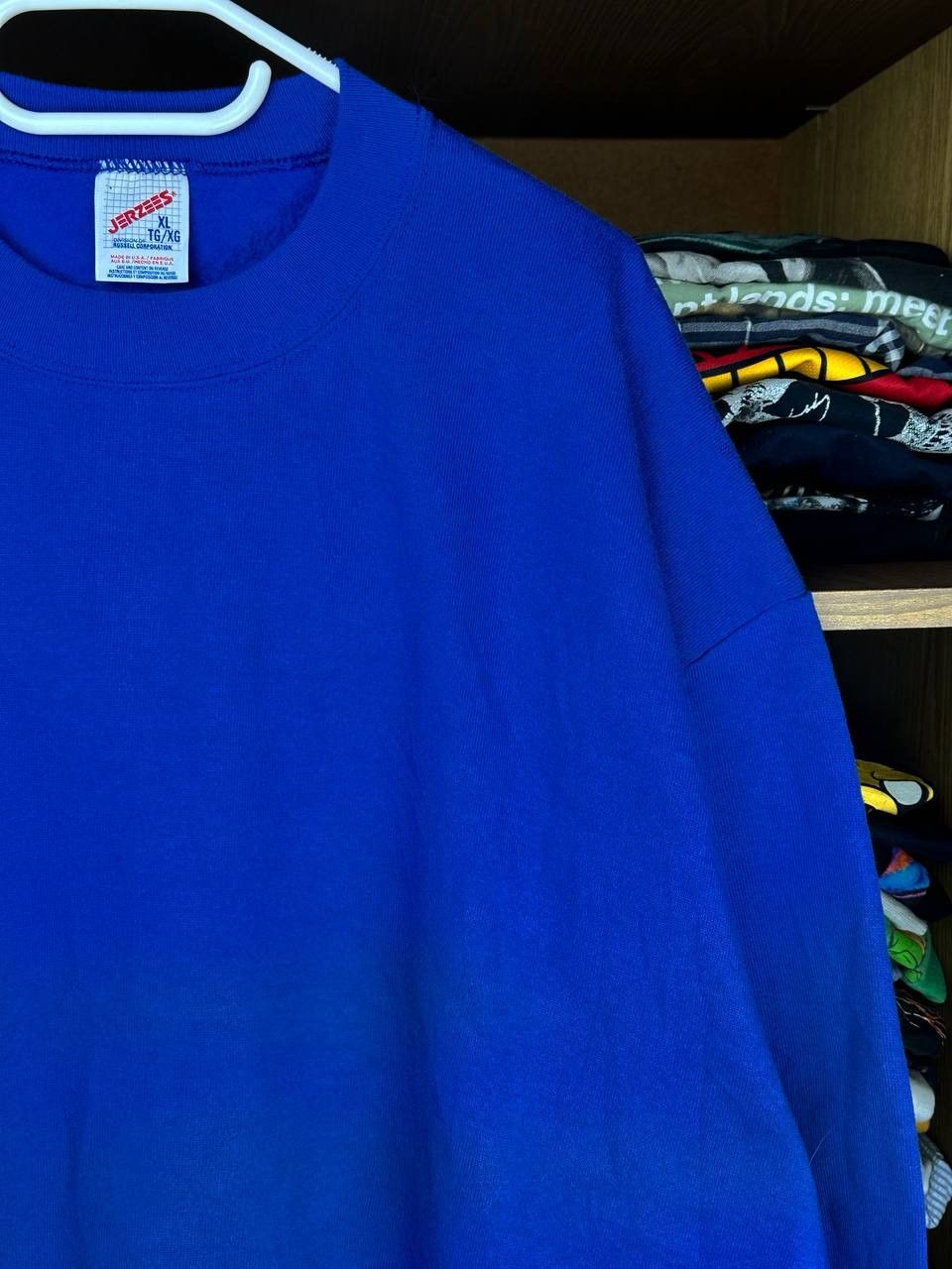 Jerzees × Vintage Vintage Jerzees 90s Fleece Crewneck Sweatshirt Size US XL / EU 56 / 4 - 3 Thumbnail
