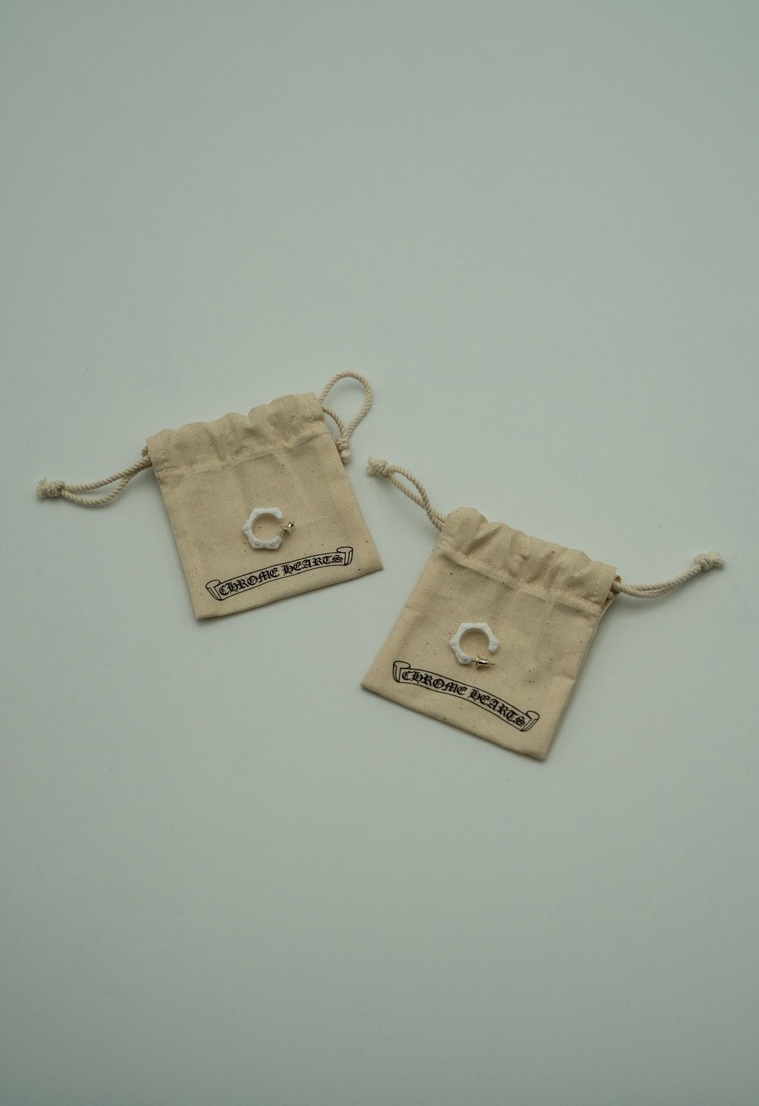 Chrome Hearts Chrome Hearts Sillichrome Hoop Earrings Size ONE SIZE - 2 Thumbnail