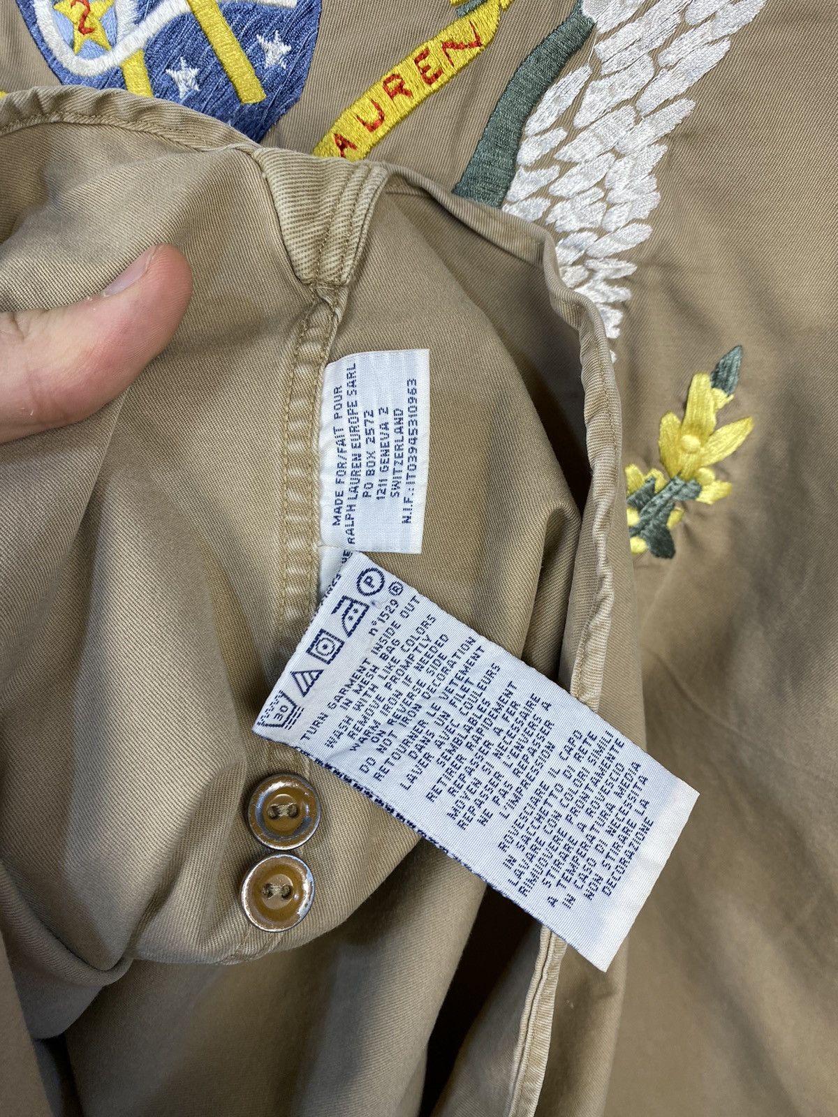 Polo Ralph Lauren Polo Ralph Lauren Military Eagle 388th Strike Group Оvershot Size US XL / EU 56 / 4 - 8 Thumbnail