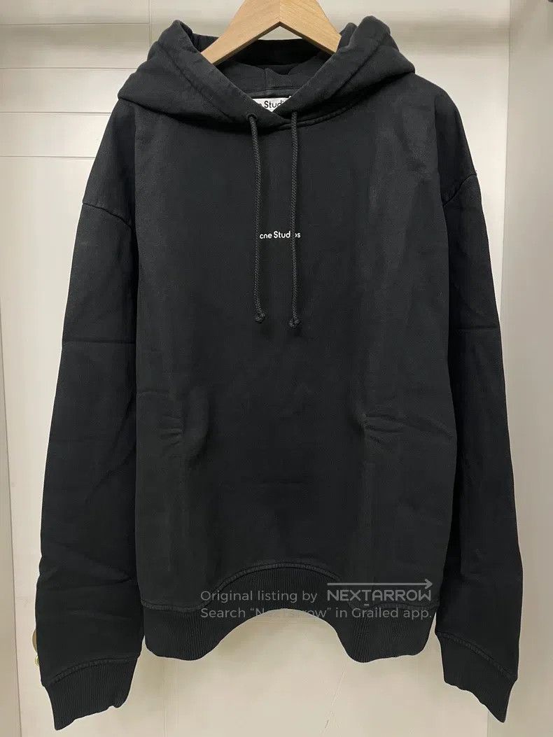 Acne Studios Acne Studios Black Fleece Distressed Hooded Sweatshirt Size US S / EU 44-46 / 1 - 1 Thumbnail