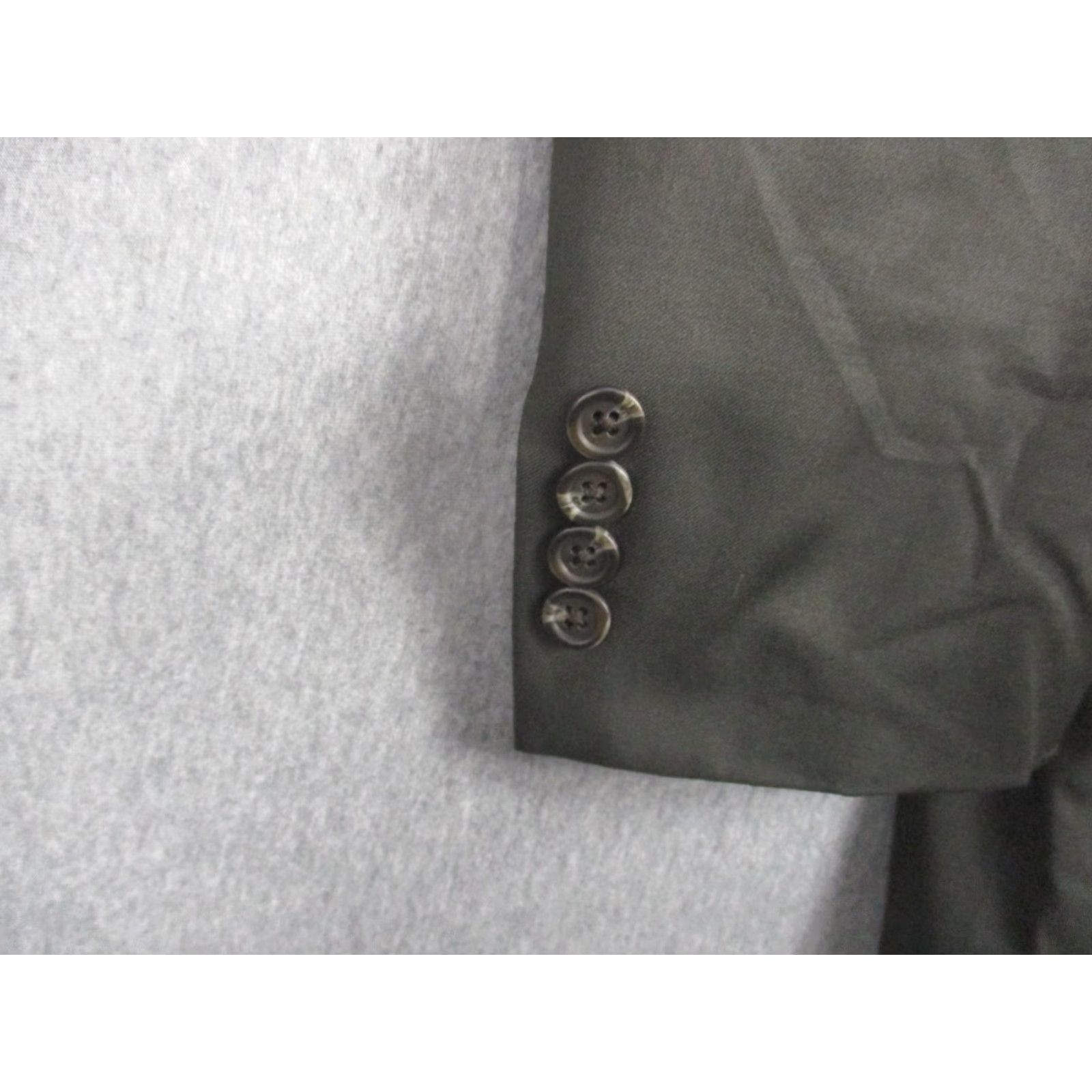 Ralph Lauren Lauren Ralph Lauren Blazer Adult 42S Black Wool Cashmere Made Canada Two-Button Notch Formal Mens Size 42R - 6 Thumbnail