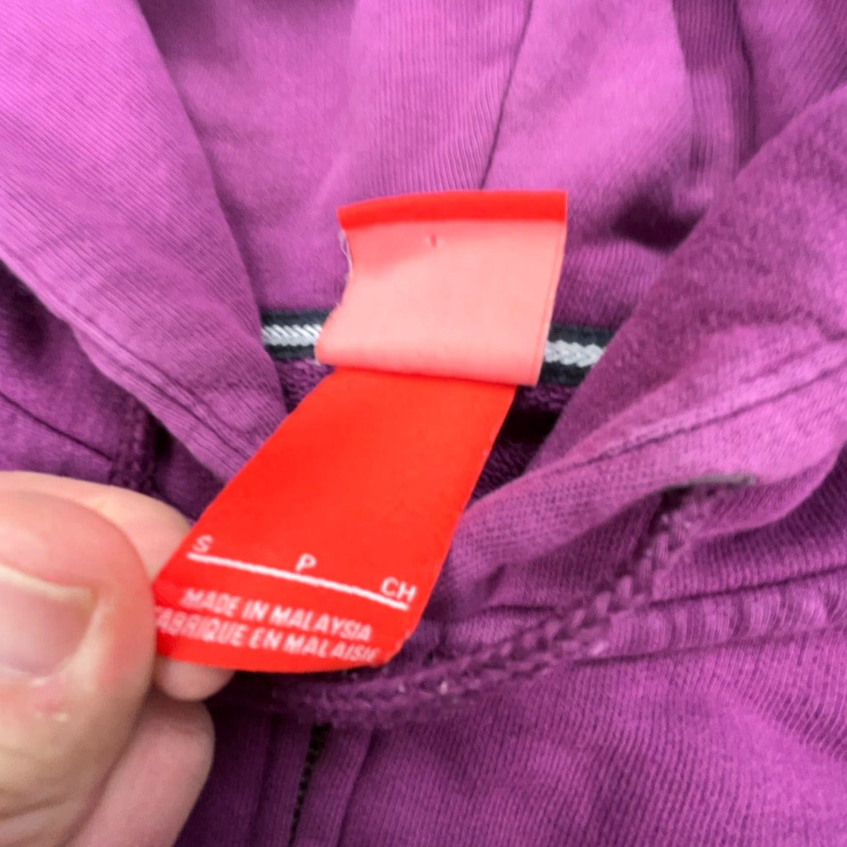 Nike Nike Hoodie Shirt Men S Purple Full Zip Track Jacket Sweatshirt Warm Up Adult Size US S / EU 44-46 / 1 - 6 Thumbnail