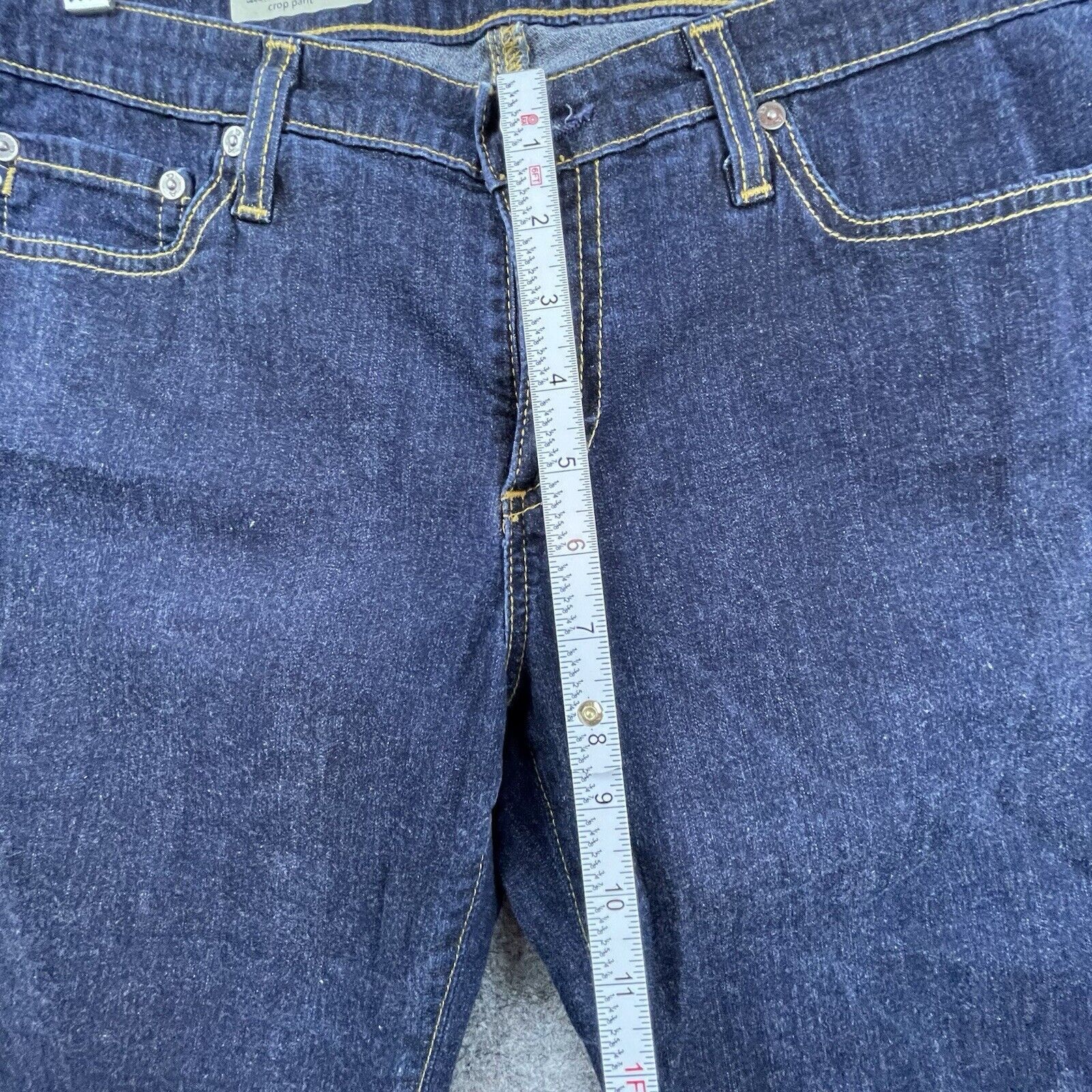 AG Adriano Goldschmied Adriano Goldschmied Jeans Womens 31 The Malibu Crop Bermuda Size 31" - 5 Thumbnail
