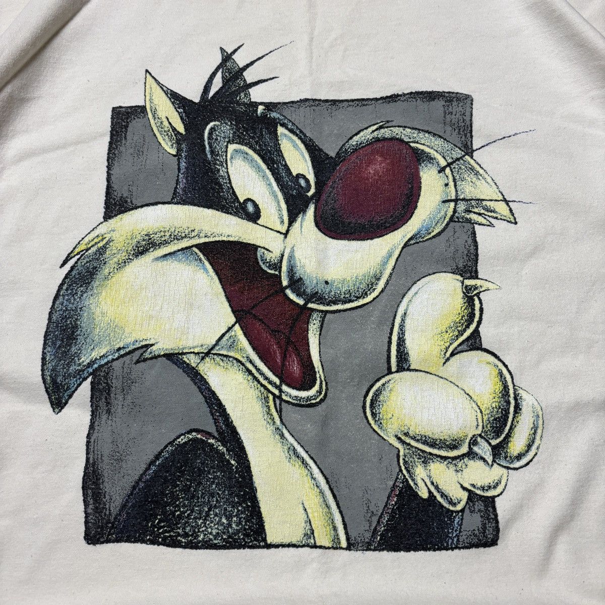 Cartoon Network × Vintage VINTAGE 1995 LOONEY TUNES SYLVESTER THE CAT T-SHIRT Size US L / EU 52-54 / 3 - 2 Thumbnail