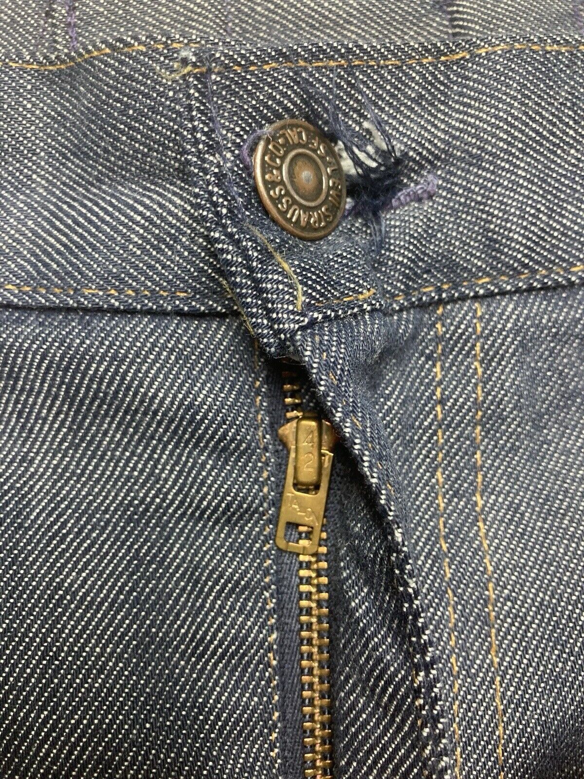 Levi's × Vintage 1970s Levi’s big E jeans 546 orange tab bootcut dark 38x29 Size US 38 / EU 54 - 9 Thumbnail