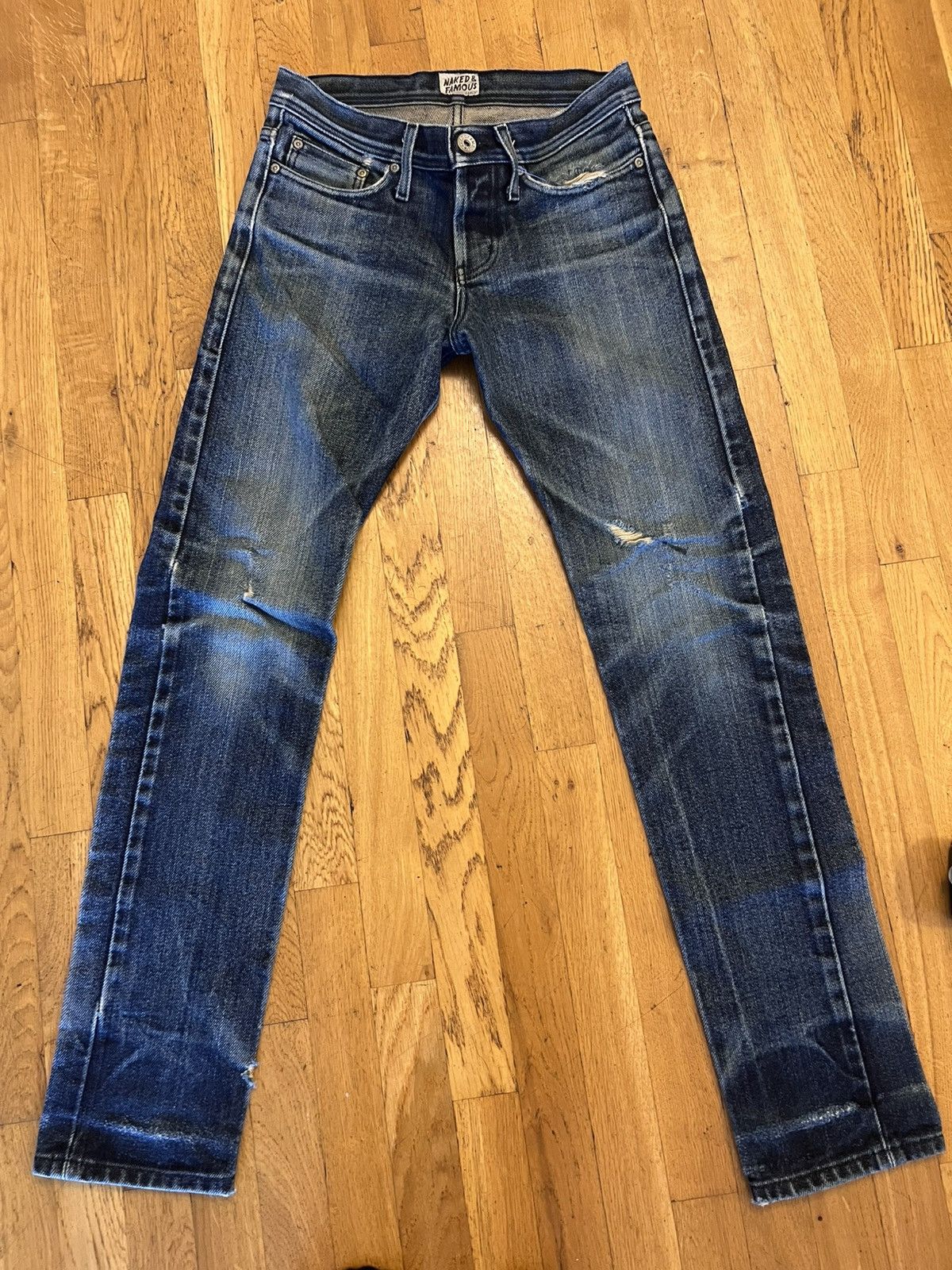 Naked & Famous Naked & Famous weirdguy selvedge japanese denim 21oz Size US 30 / EU 46 - 1 Thumbnail