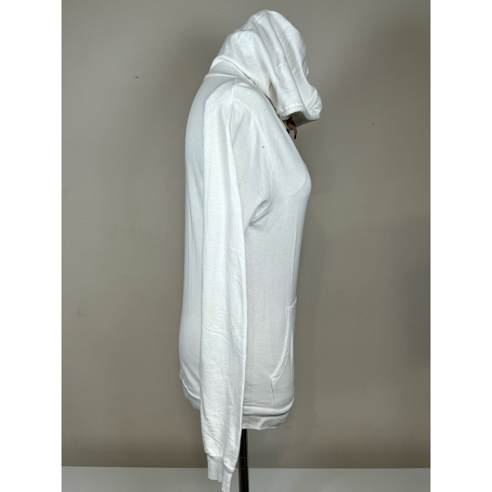 Unknown London On Fire White Hoodie Pullover Jacket Women Size M USED Size M / US 6-8 / IT 42-44 - 4 Thumbnail