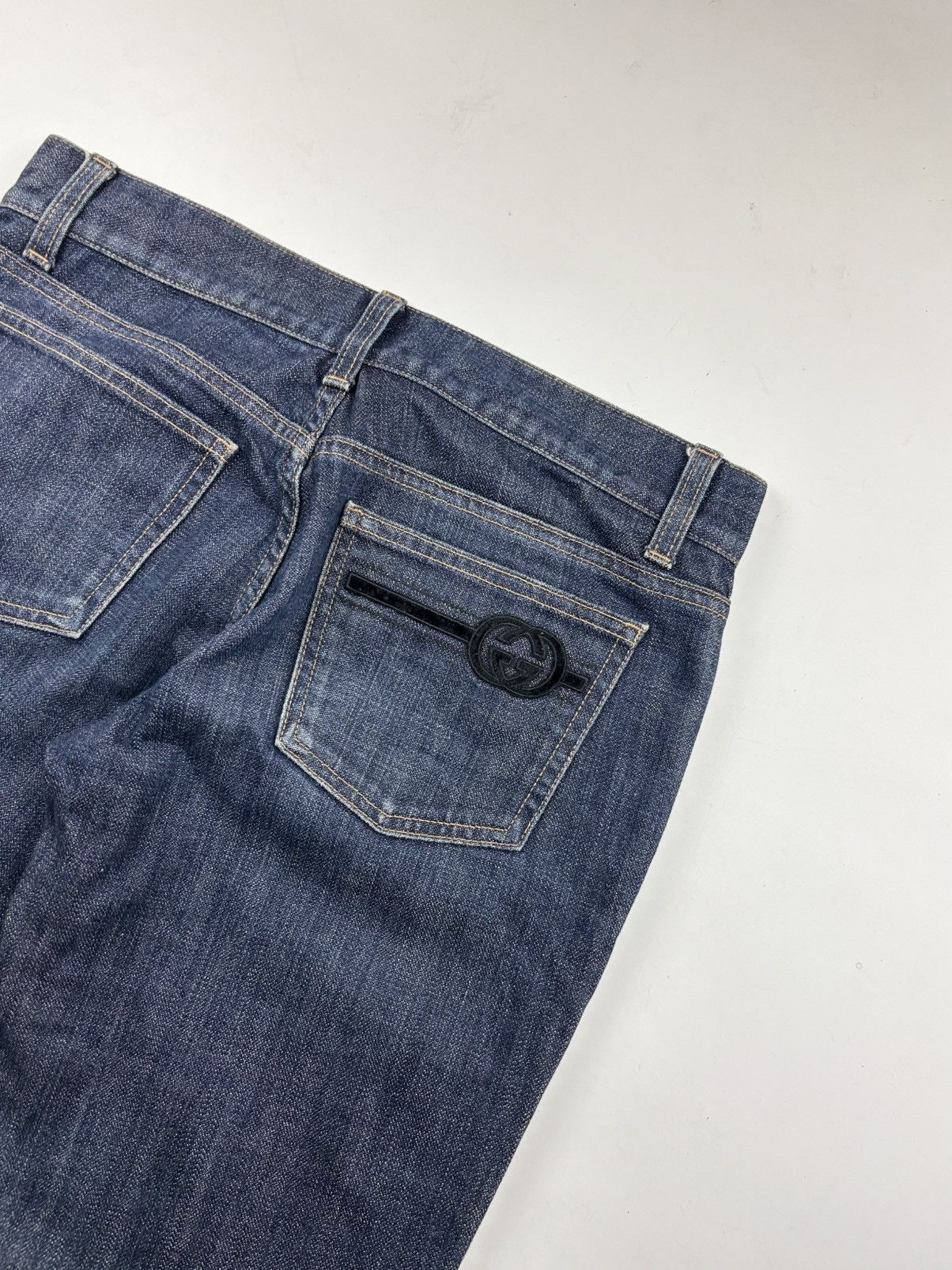 Gucci Gucci-Tom Ford Flared Denim Jeans Size 29" - 5 Thumbnail