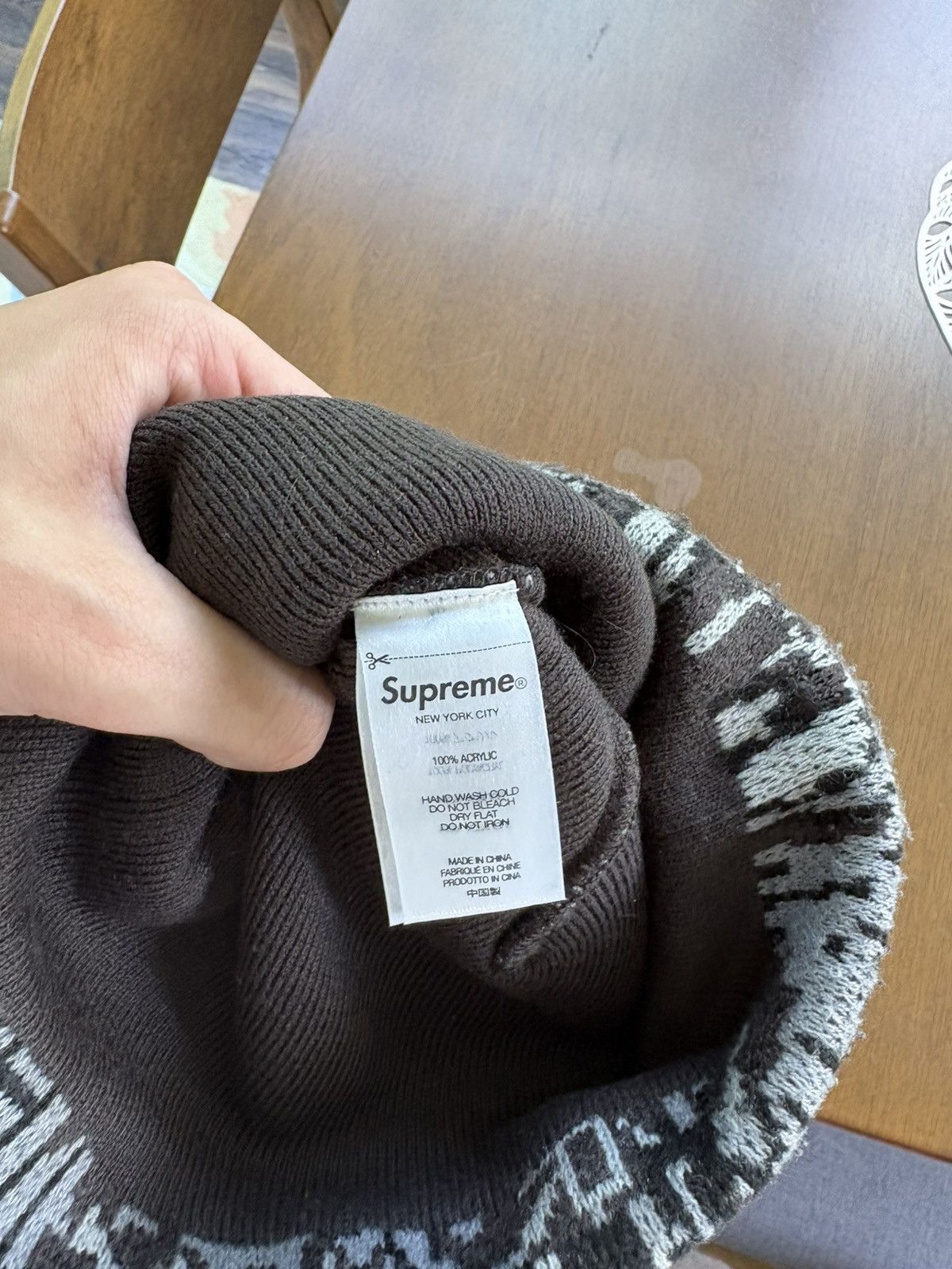 Supreme Supreme Trebark Camo Beanie FW22 Size ONE SIZE - 3 Thumbnail