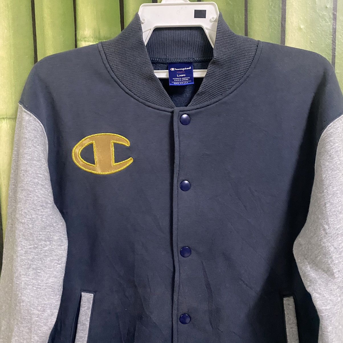 Champion × Vintage Champion x Varsity Jacket x Embroidery Logo x Vintage Size US L / EU 52-54 / 3 - 3 Thumbnail