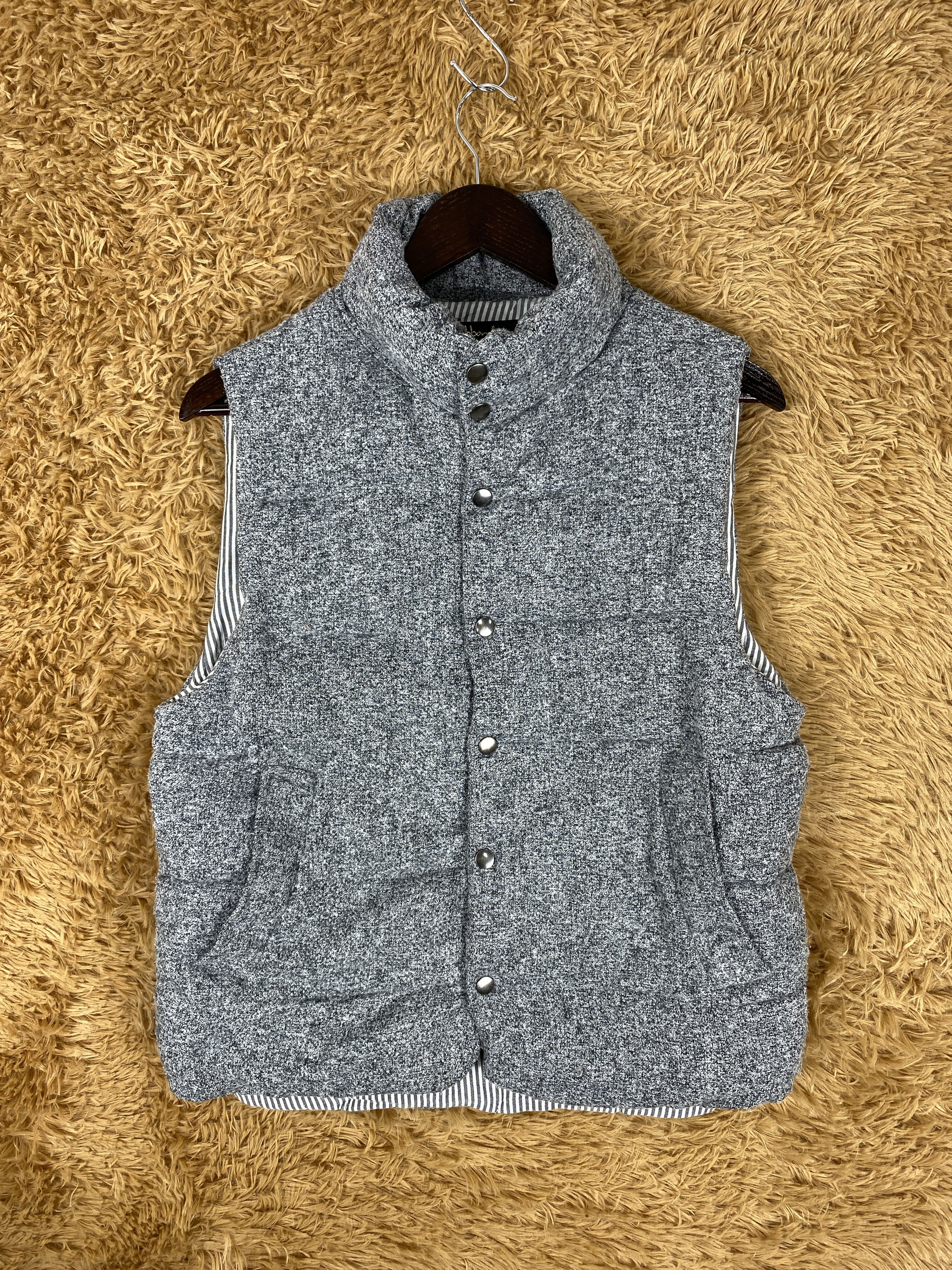 Japanese Brand Vintage Ribbon & Audi Wool Vest Size US S / EU 44-46 / 1 - 1 Thumbnail