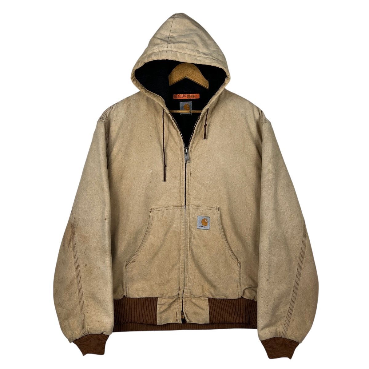 Carhartt 🔥 Vintage Carhartt Active Quilted Liner Duck Canvas Jacket Size US XL / EU 56 / 4 - 1 Thumbnail