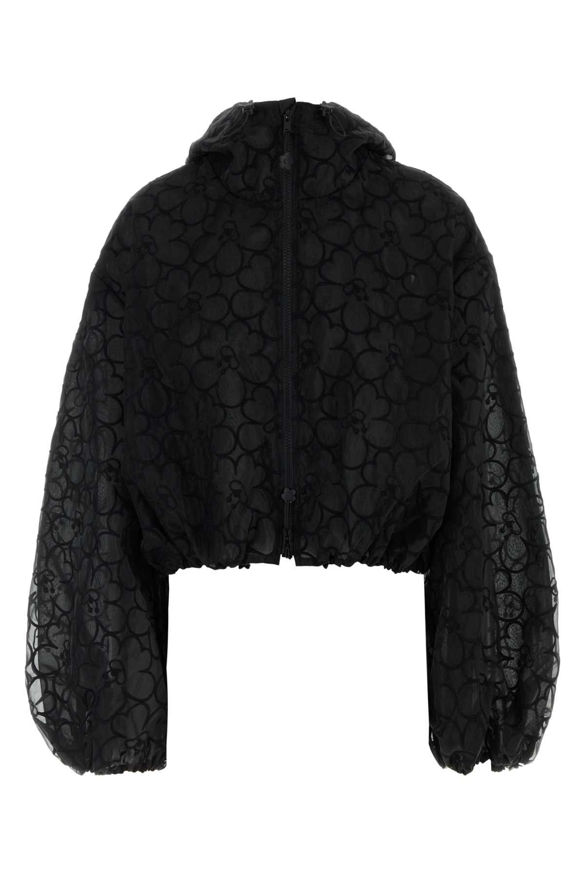 Cecilie Bahnsen Black Organza Aisha Jacket Size S / US 4 / IT 40 - 1 Thumbnail