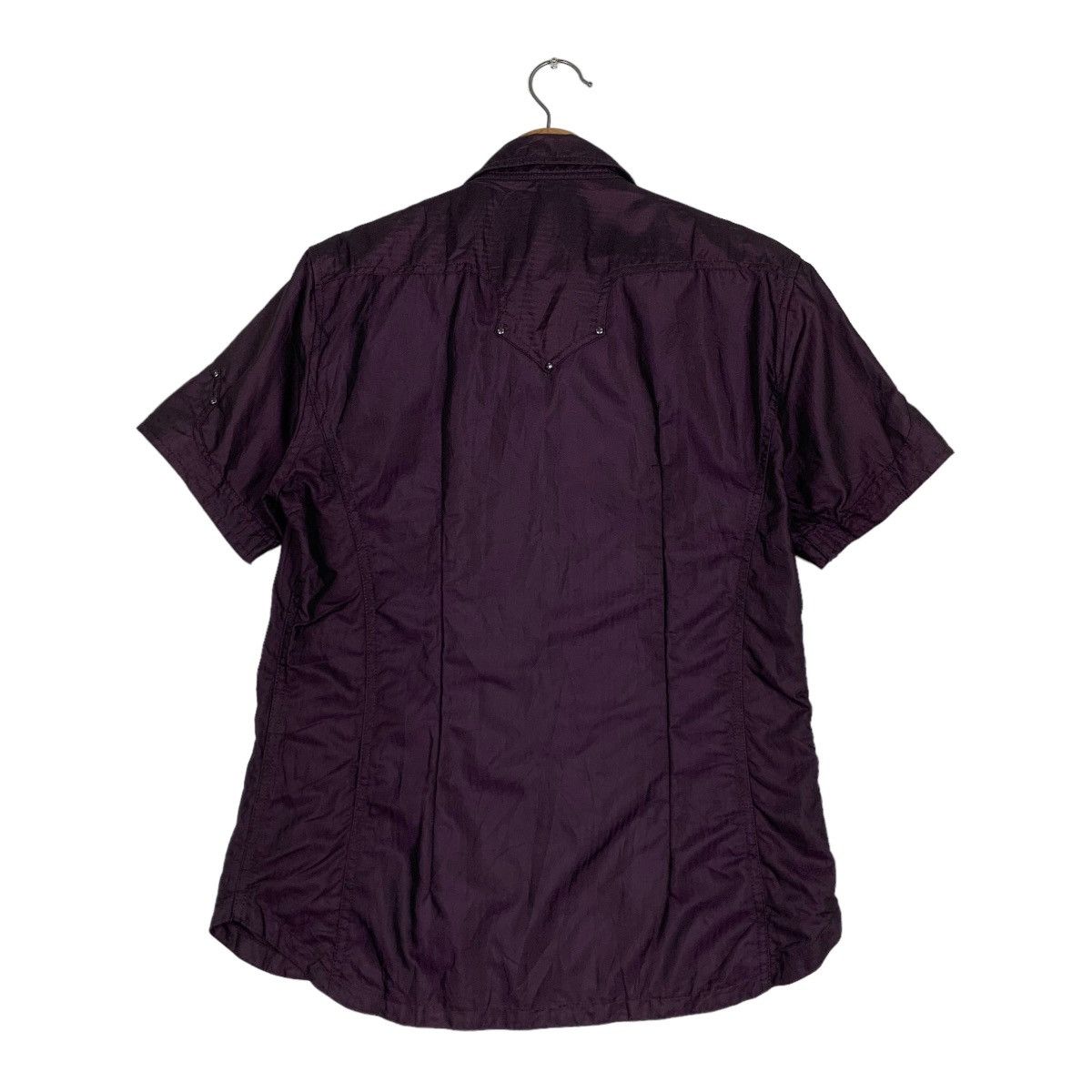 HIDEAWAYS HIDEAWAYS NICOLE Short Sleeve Snap Button Shirt #0891-C40 Size US S / EU 44-46 / 1 - 7 Thumbnail