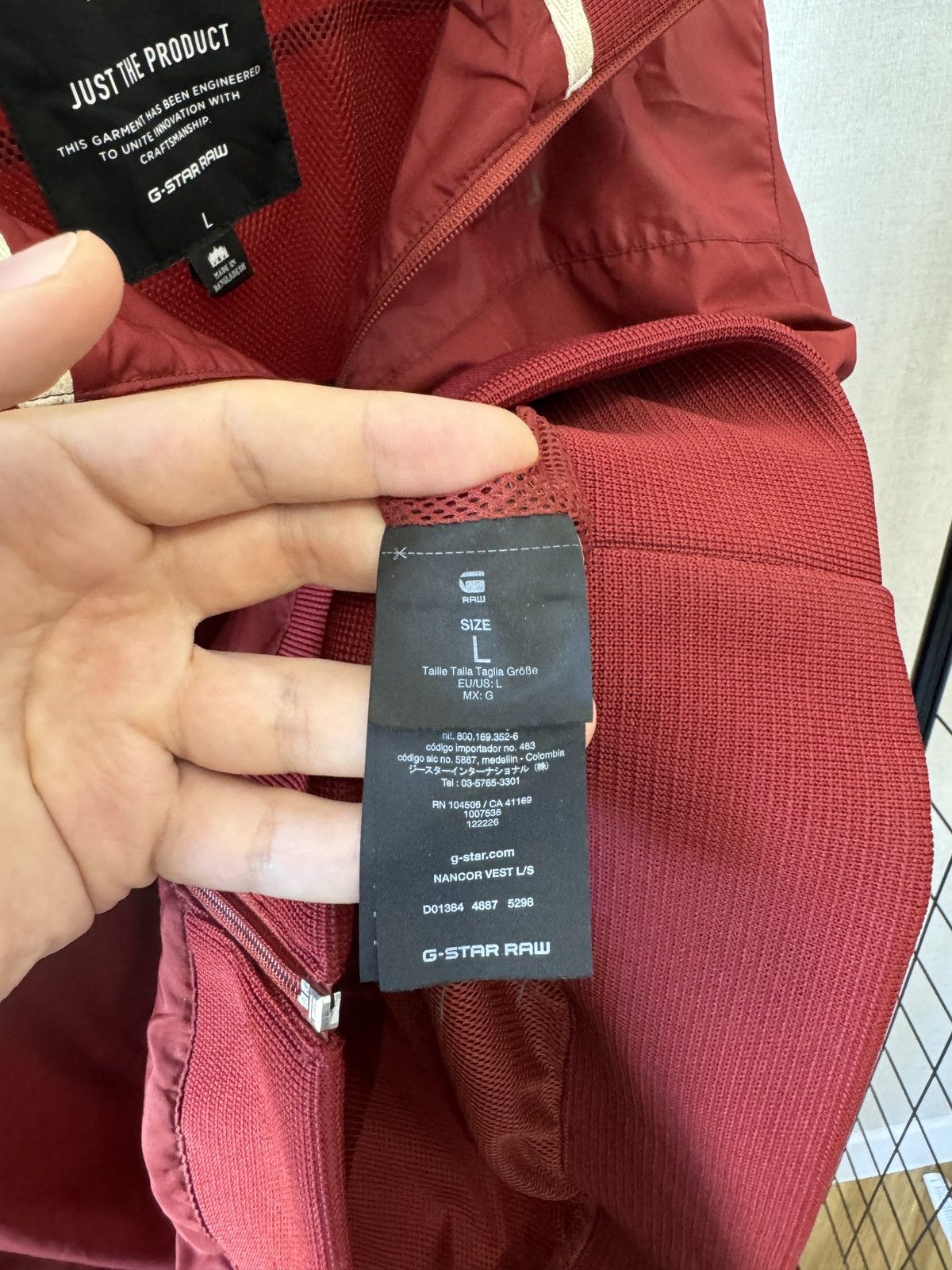 G-Star G-STAR RAW Nancor Vest Mens L Windbreaker Jacket Bomber Mesh Size US L / EU 52-54 / 3 - 14 Thumbnail
