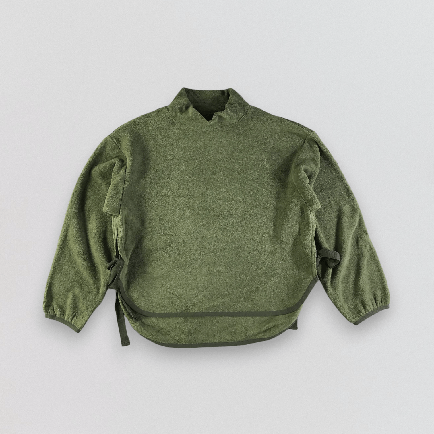 image of Uniqlo x White Mountaineering Fleece Sweater in Green, Men's (Size XS)