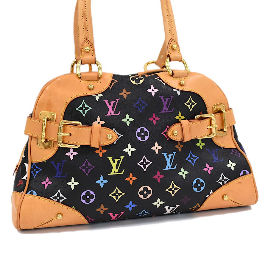 Louis Vuitton Claudia Handbag Shoulder Monogram Multicolor Noir