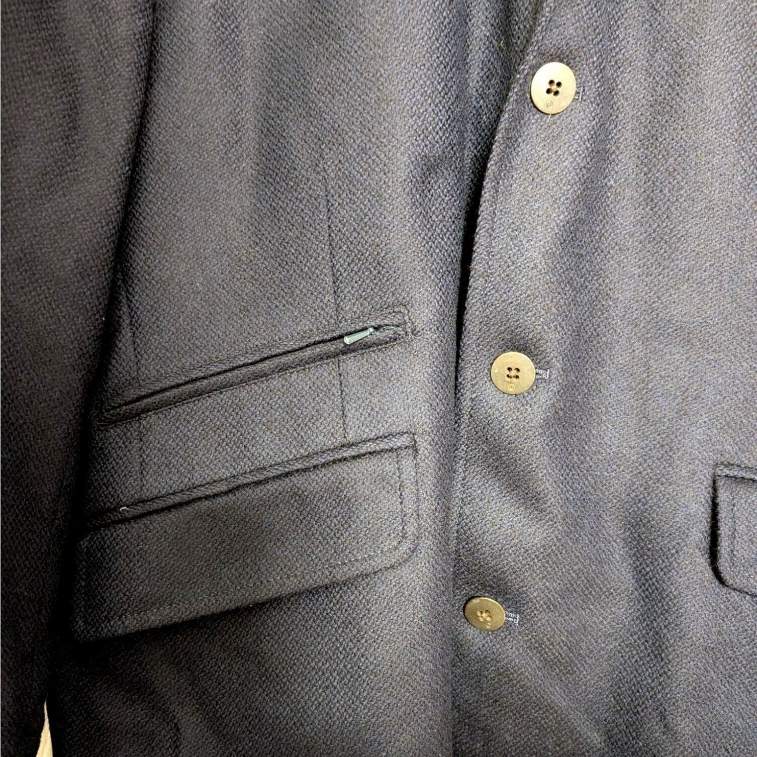 Designer Kroon Wool Cashmere Ritchie Hybrid Jacket Mens Size 44 Blue Size US M / EU 48-50 / 2 - 4 Thumbnail