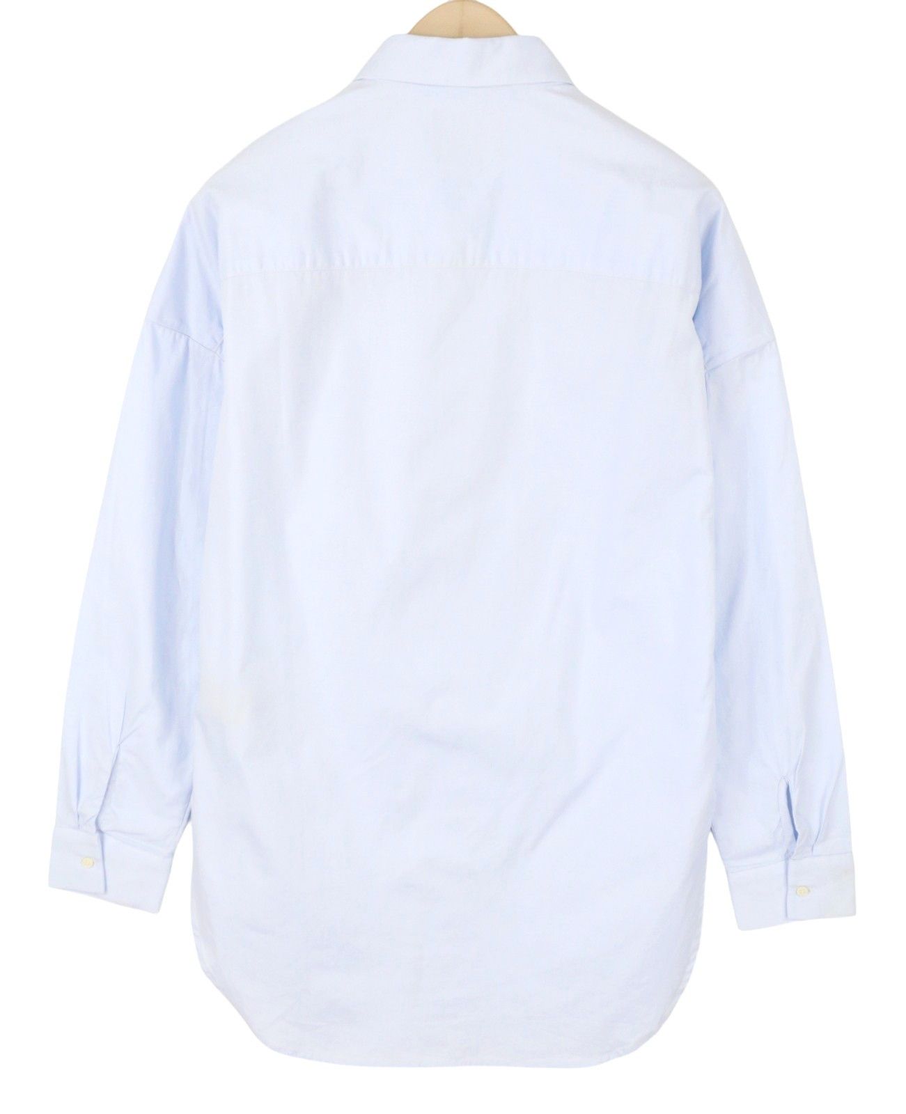 Scotch & Soda M Light Blue Cotton Long Fit Button-Up Shirt 89101 Size US M / EU 48-50 / 2 - 4 Thumbnail