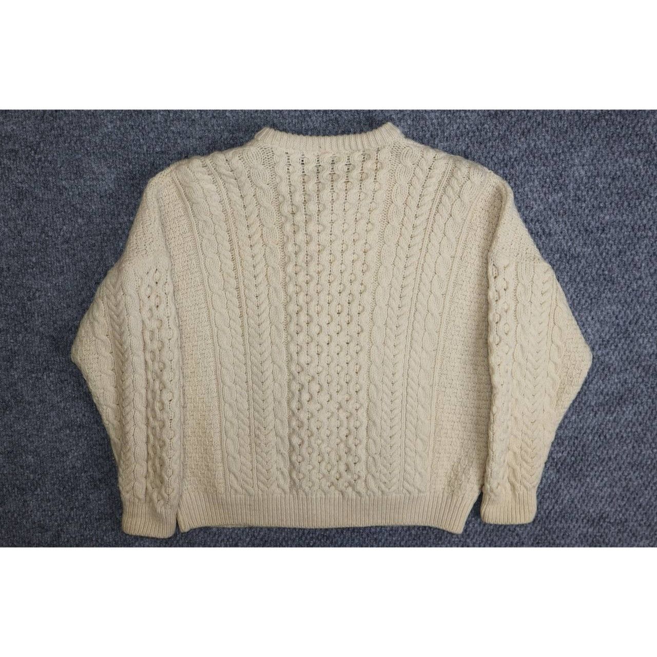 Carraig Donn Carraig Donn Women's Sweater Large Cableknit Chunky Size L / US 10 / IT 46 - 6 Thumbnail