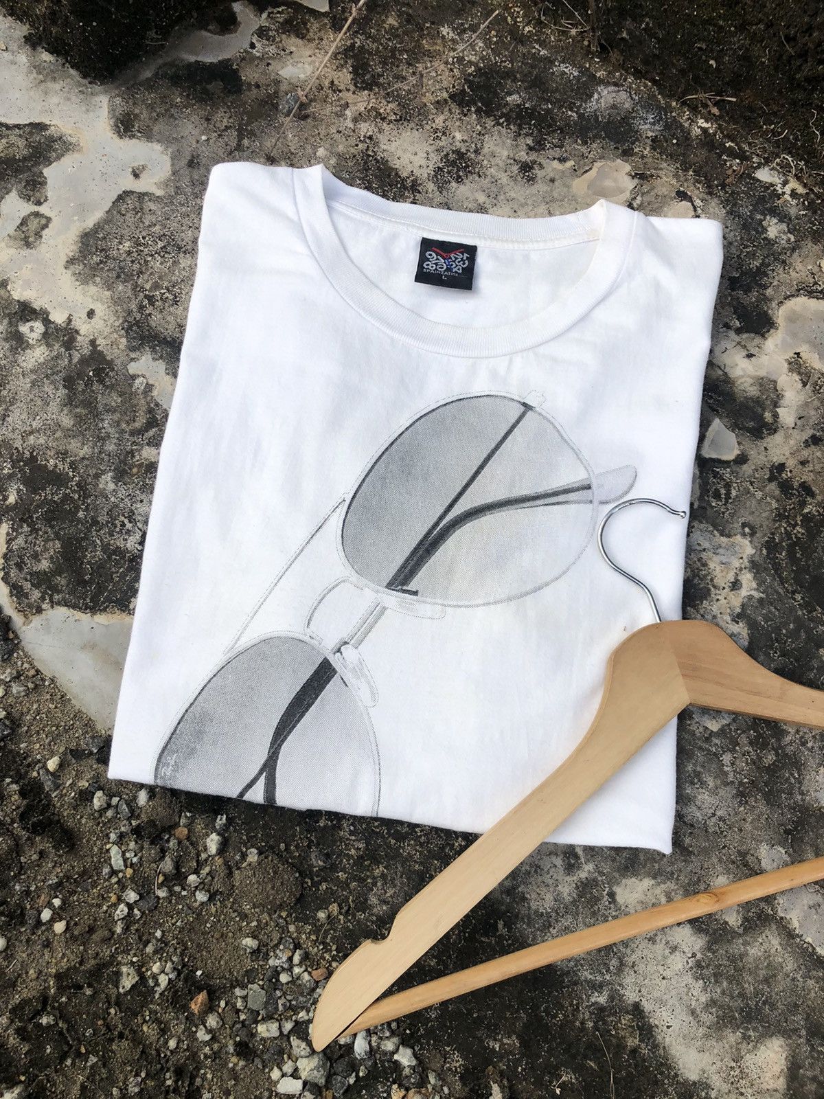 RayBan × Vintage Rare‼️ Vintage Rayban Bootleg Tshirt Size US M / EU 48-50 / 2 - 1 Thumbnail