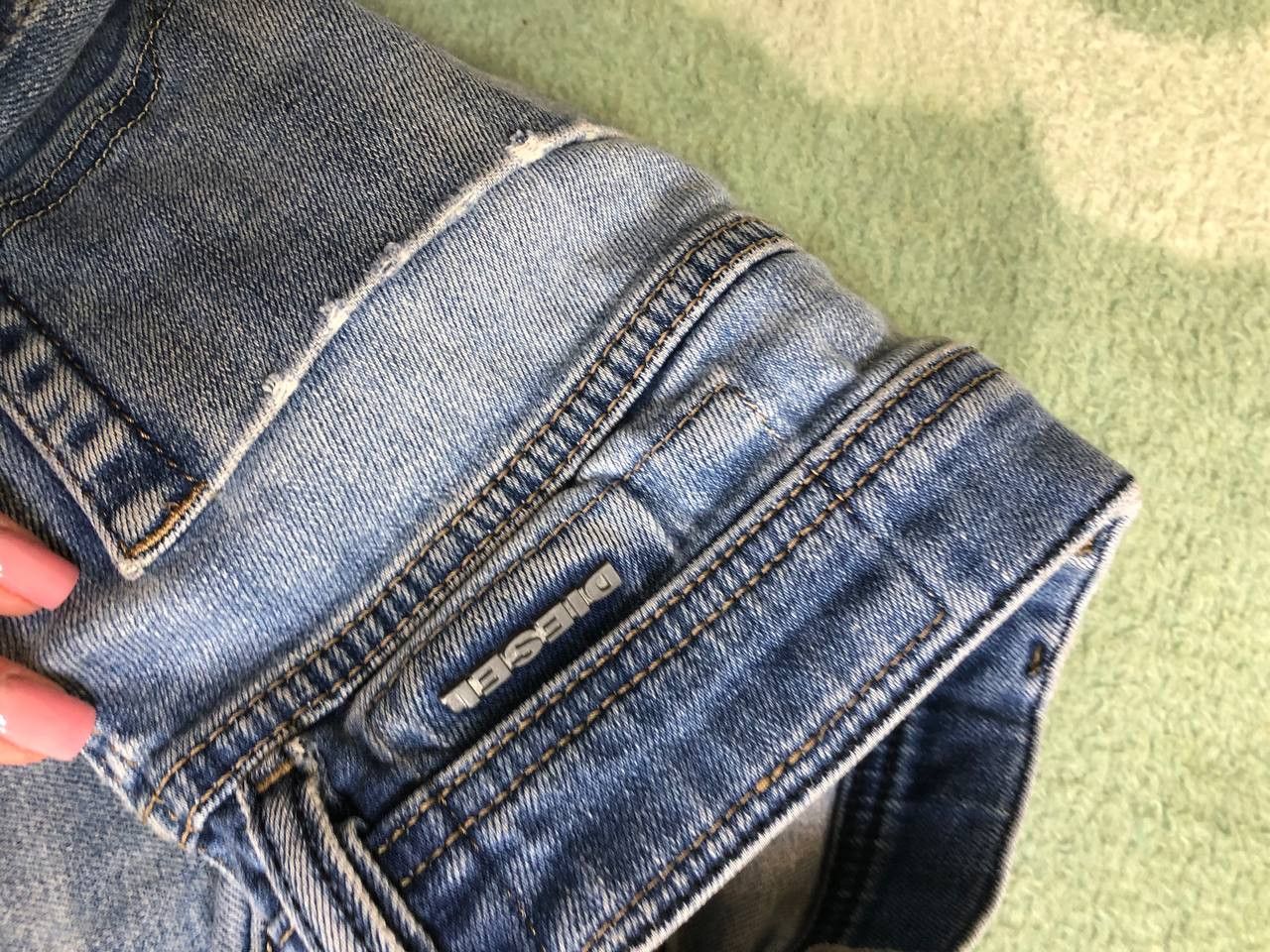 Diesel Diesel Mens Jeans Slim Carrot Fit Stretch Light Blue Wash Size US 32 / EU 48 - 5 Thumbnail