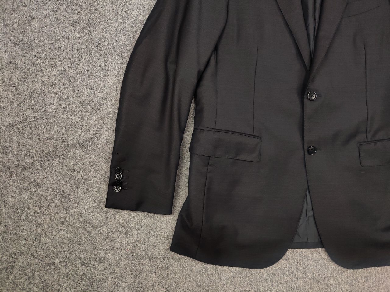 Ermenegildo Zegna Ermenegildo Zegna exclusive Mila blazer Dark wool Jacket Size 50R - 4 Thumbnail
