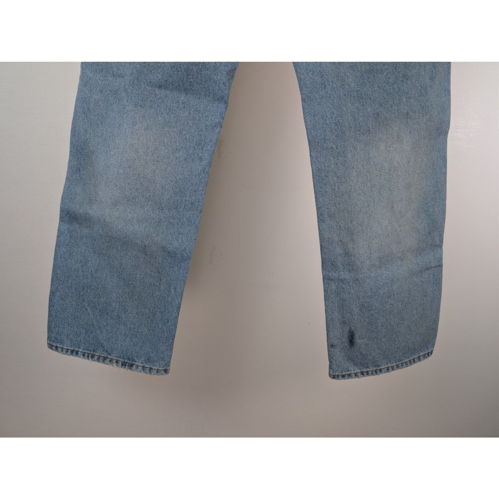 Maison Margiela o1rshd1 distressed straight-leg denim jeans blue used wash Size US 30 / EU 46 - 12 Thumbnail