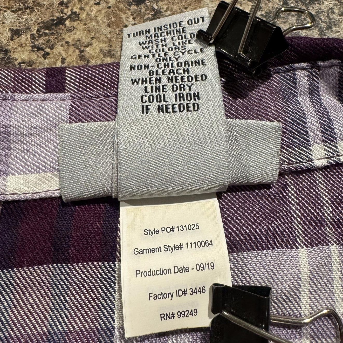 Other Catherines Top Cottage Oversized Y2K Button Plaid Purple 2X Size 3XL / US 20-22 - 4 Thumbnail