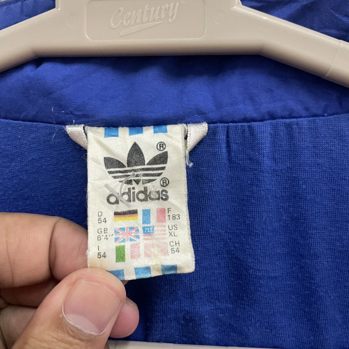Adidas × Vintage 🔥Vintage Adidas Retro Tricolour Full Zipper Light Jacket Size US L / EU 52-54 / 3 - 10 Thumbnail