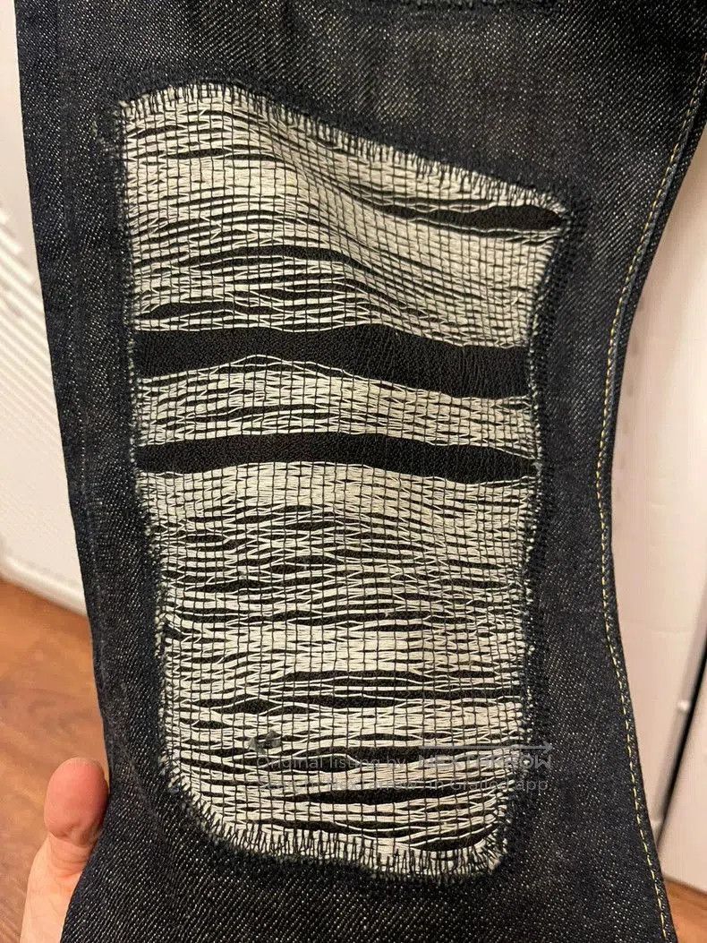 Junya Watanabe Junya Watanabe Satin Panel Jeans. Size US 30 / EU 46 - 7 Thumbnail