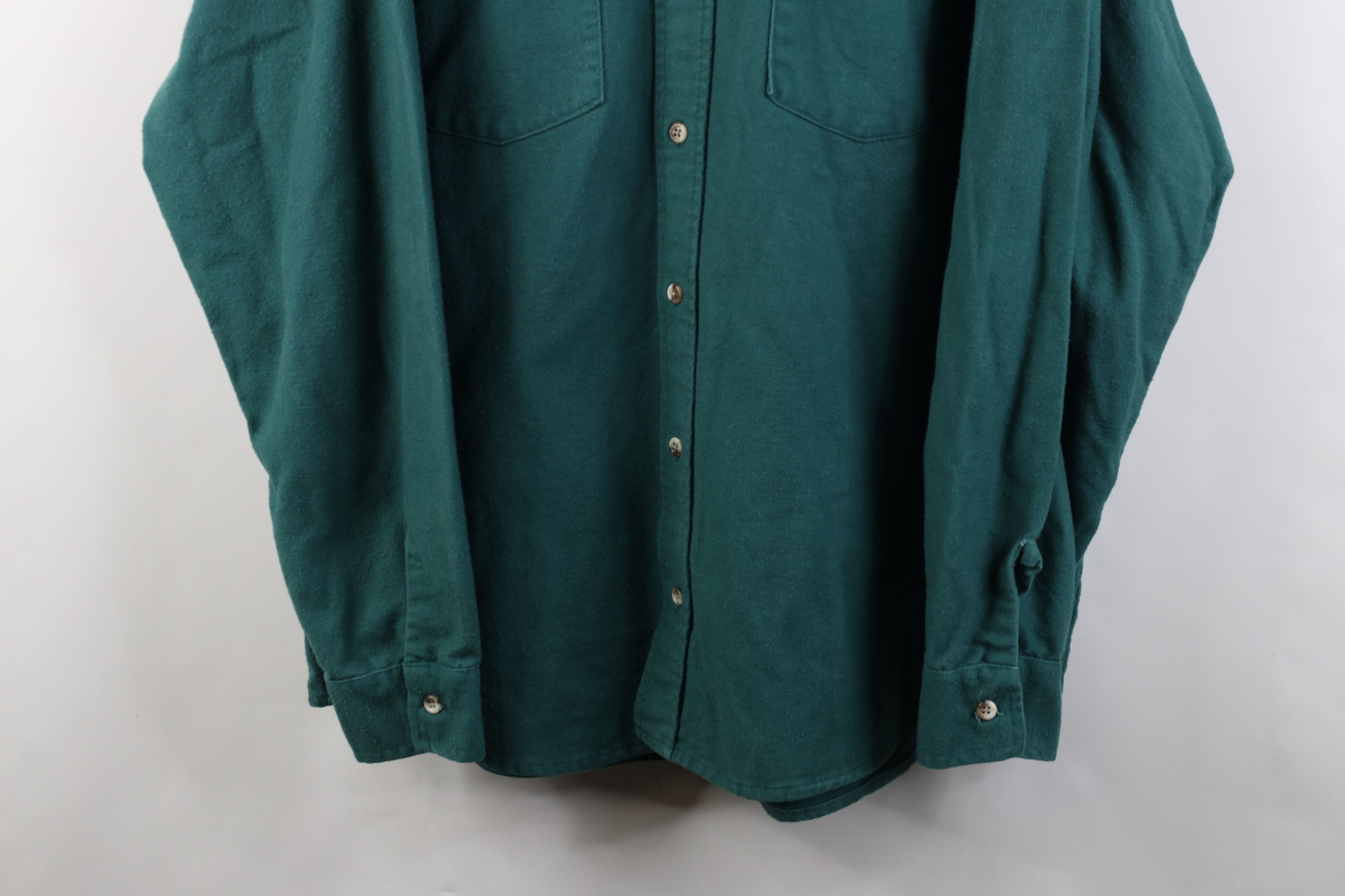 Vintage Vintage 90s Streetwear Heavyweight Chamois Button Shirt Size US XXL / EU 58 / 5 - 3 Thumbnail
