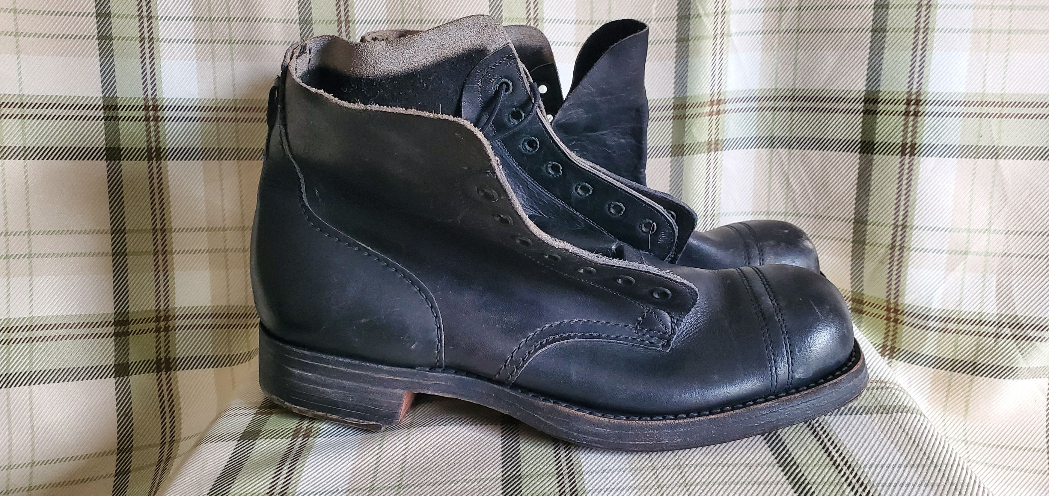 Other Vintage Military 60s Hobnail Leather Boots Size US 10 / EU 43 - 3 Thumbnail